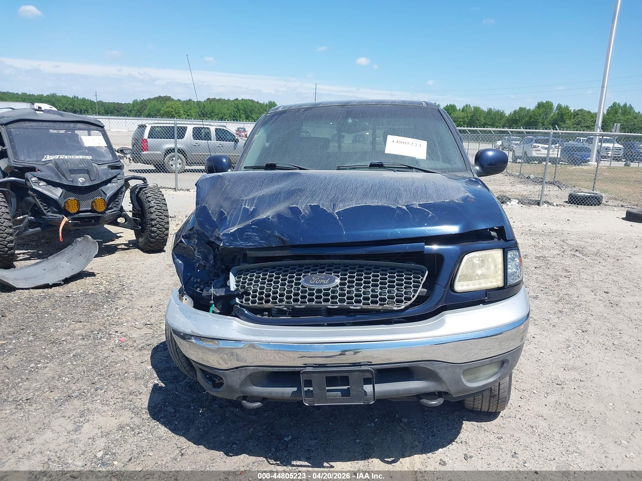 2002 Ford F-150 Lariat/xlt Dark Blue vin: 1FTRW08L42KE25894
