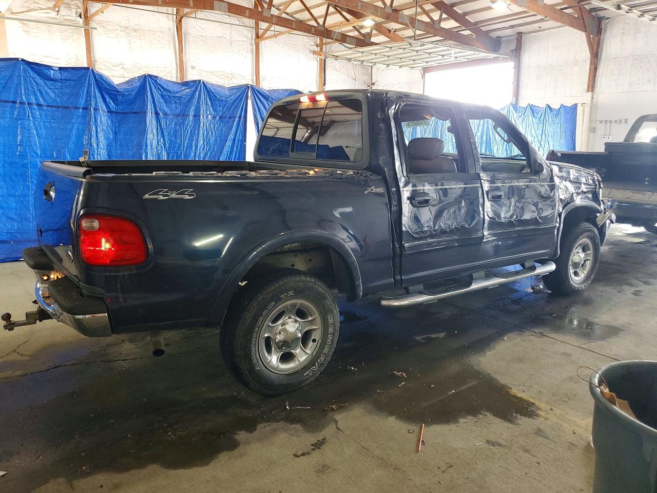 2003 Ford F150 Supercrew Blue vin: 1FTRW08L43KA84966