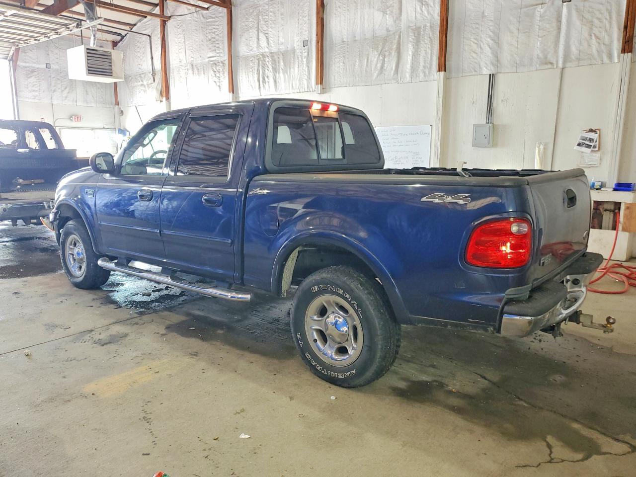 2003 Ford F150 Supercrew Blue vin: 1FTRW08L43KA84966