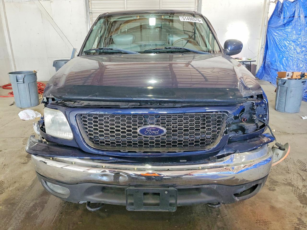 2003 Ford F150 Supercrew Blue vin: 1FTRW08L43KA84966