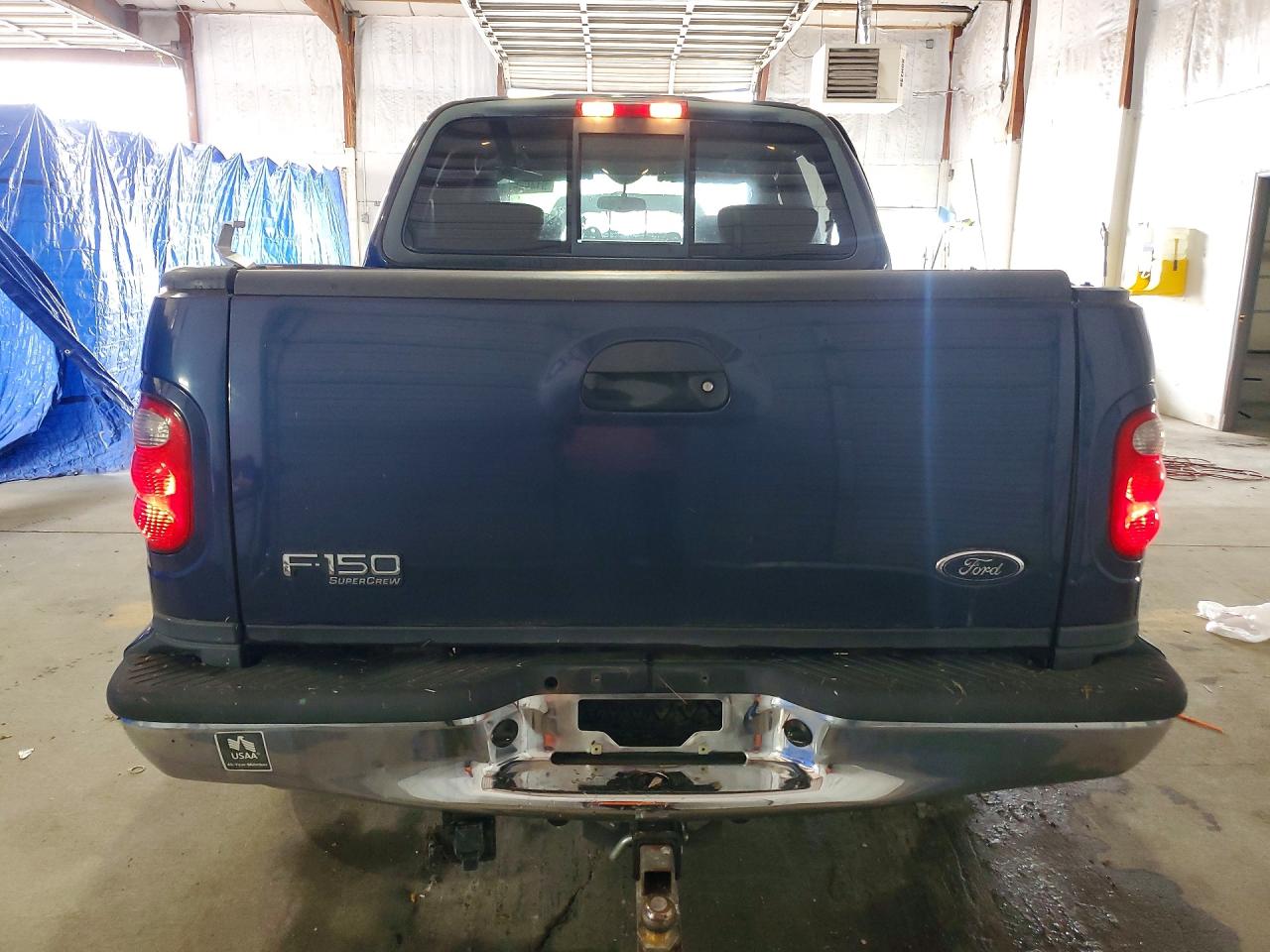 2003 Ford F150 Supercrew Blue vin: 1FTRW08L43KA84966