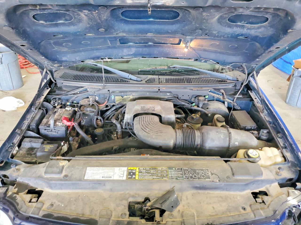 2003 Ford F150 Supercrew Blue vin: 1FTRW08L43KA84966