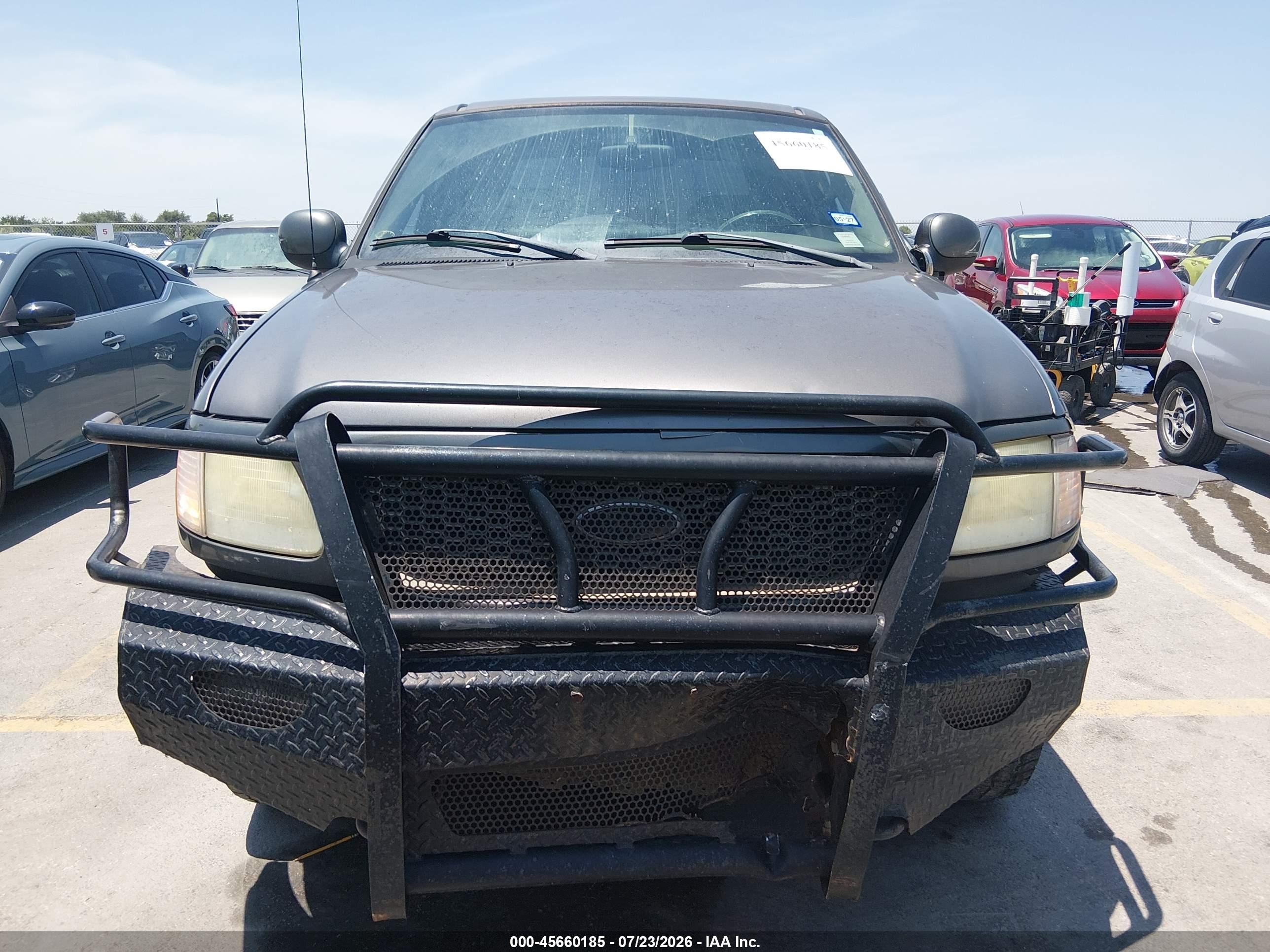 2003 Ford F-150 Lariat/xlt Gray vin: 1FTRW08L43KC21761