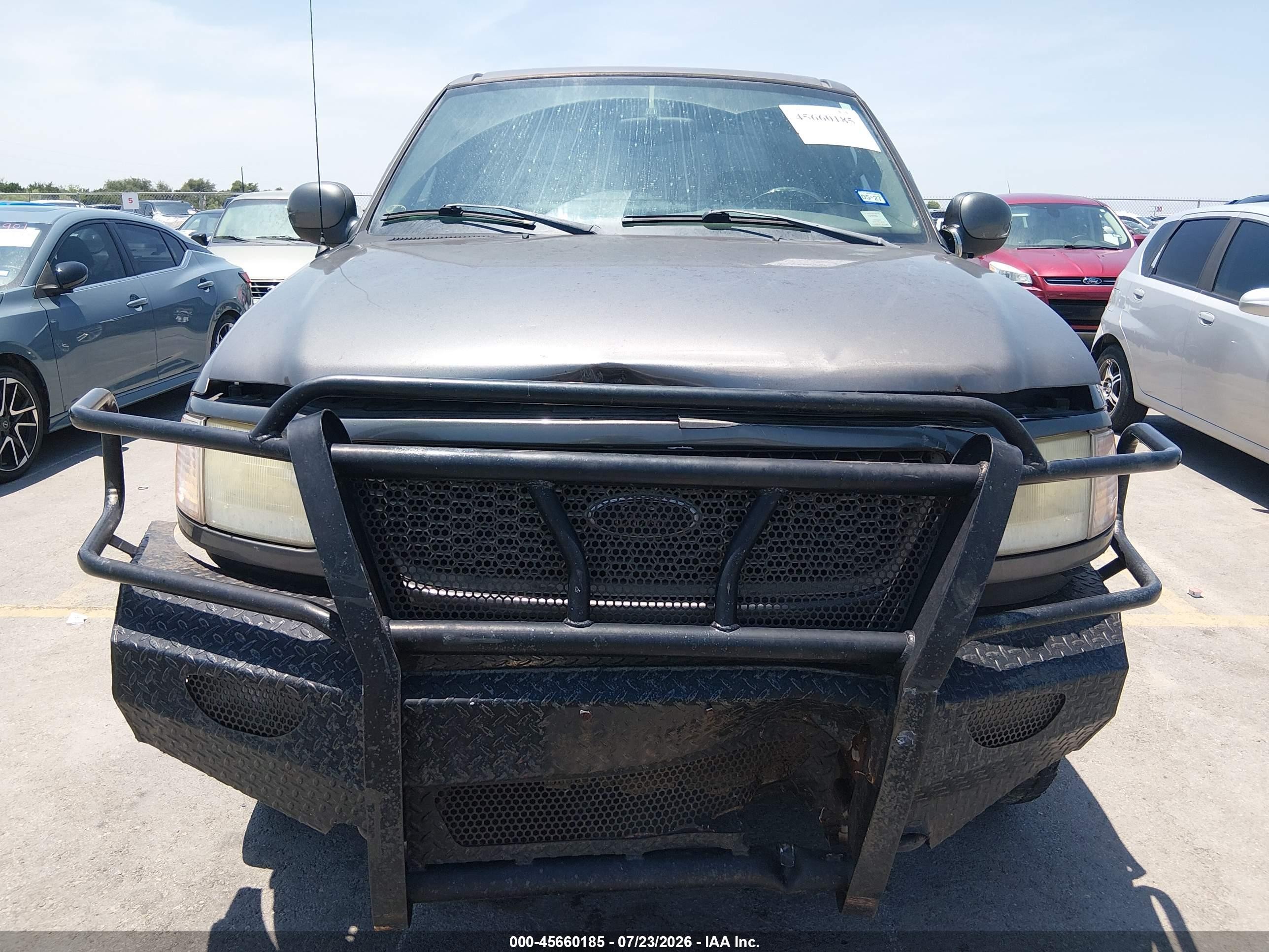 2003 Ford F-150 Lariat/xlt Gray vin: 1FTRW08L43KC21761