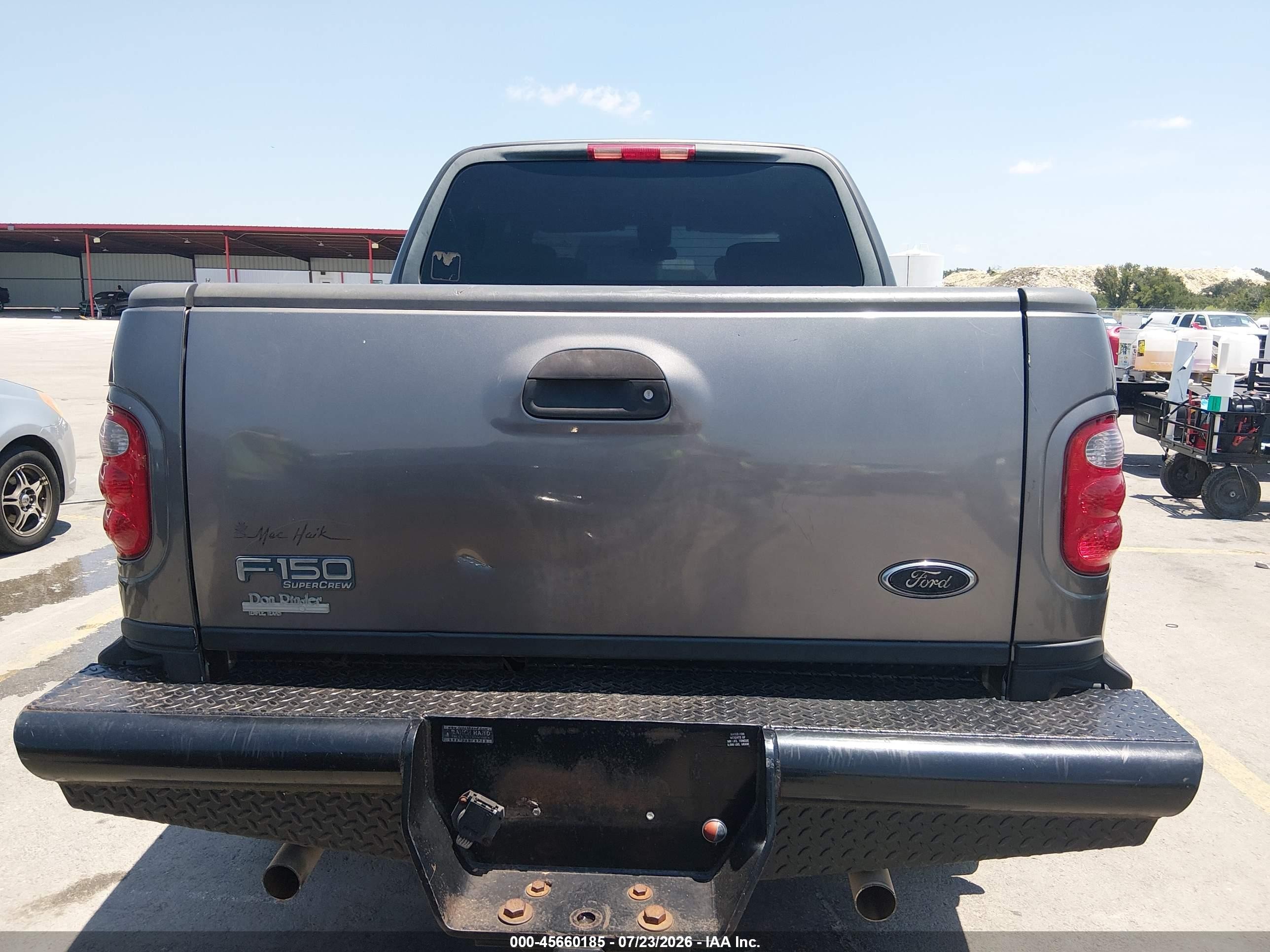 2003 Ford F-150 Lariat/xlt Gray vin: 1FTRW08L43KC21761