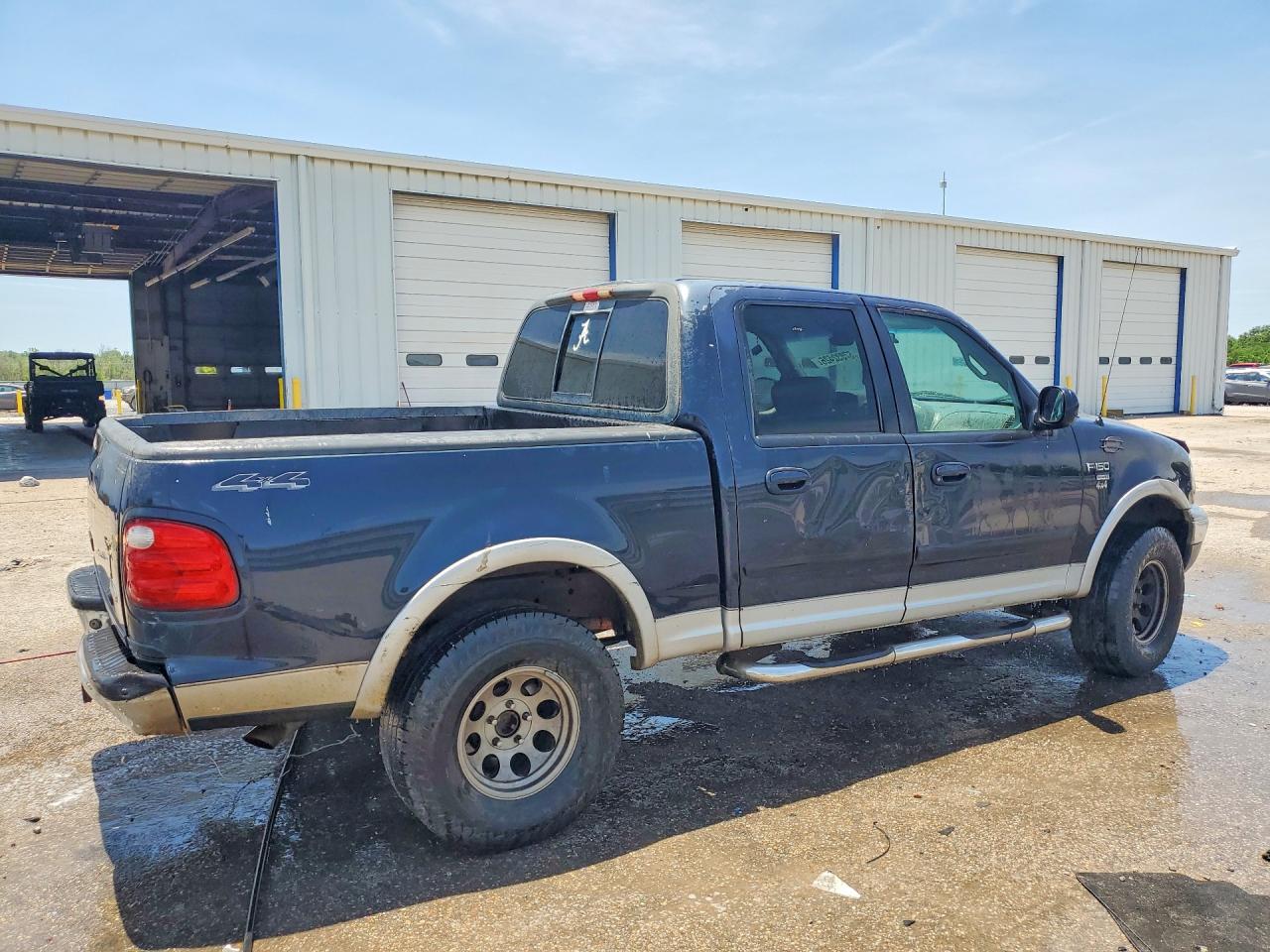 2001 Ford F150 Supercrew Blue vin: 1FTRW08L51KB32374