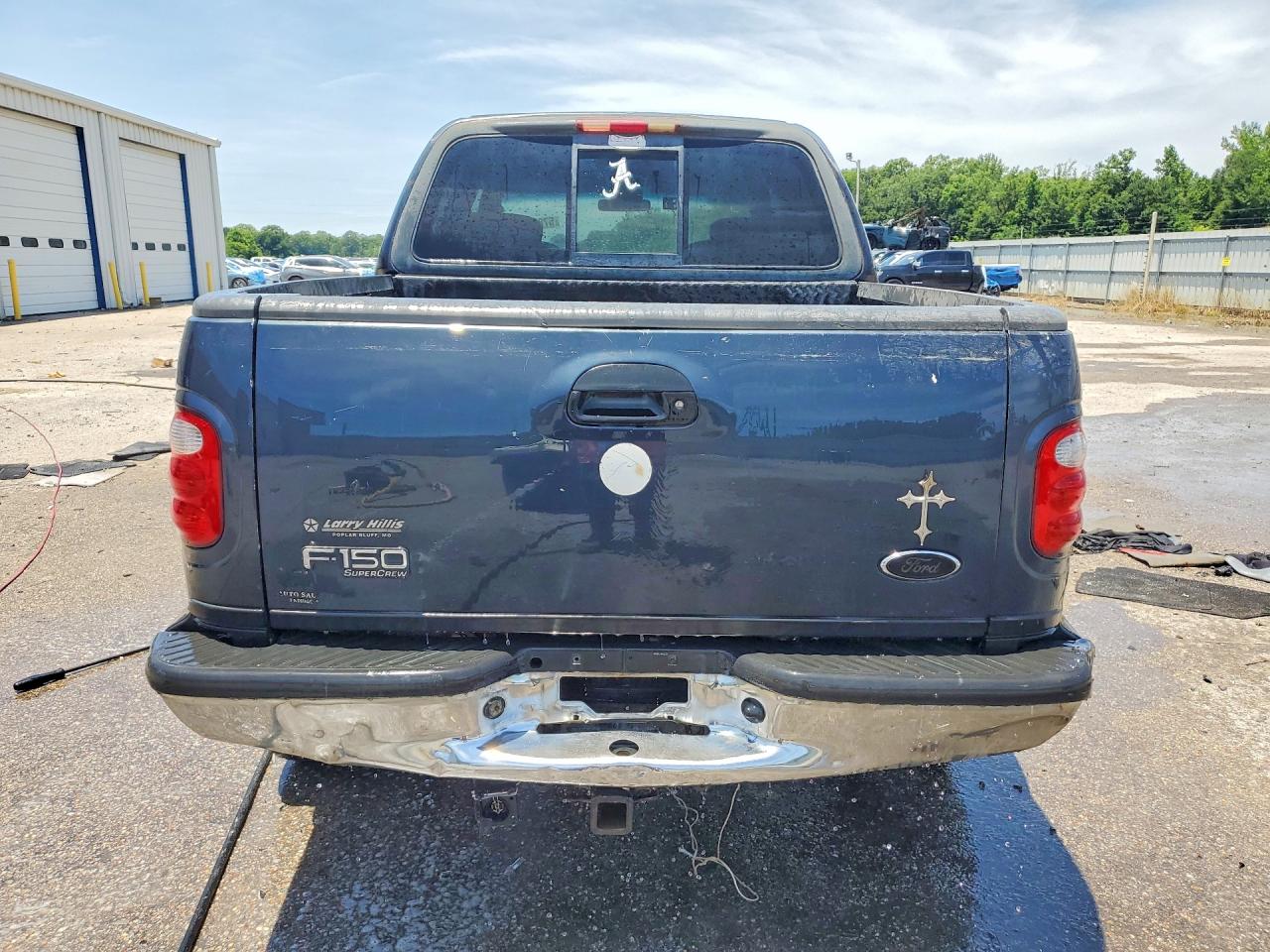 2001 Ford F150 Supercrew Blue vin: 1FTRW08L51KB32374