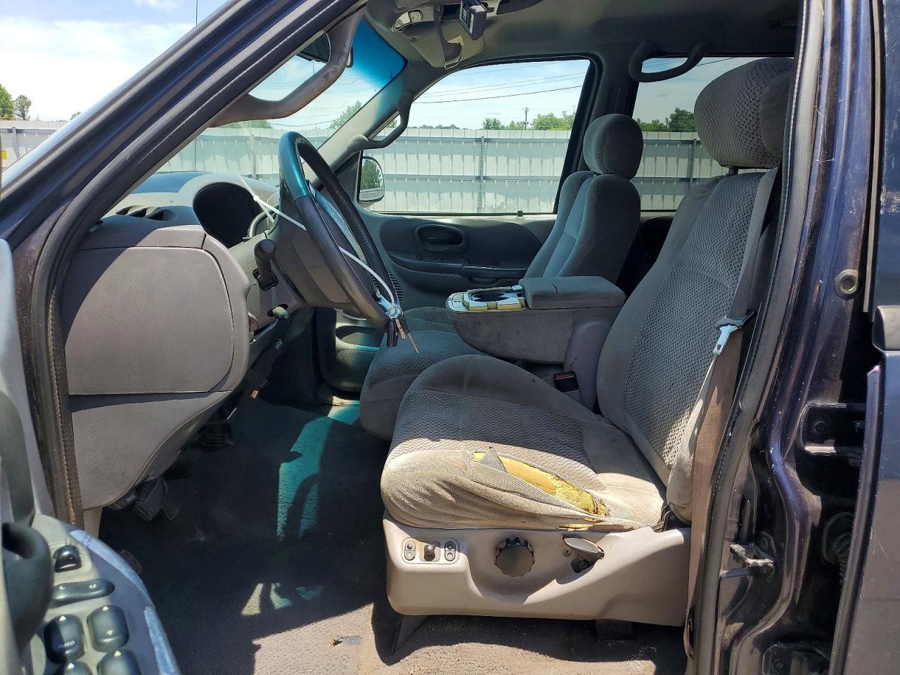 2001 Ford F150 Supercrew Blue vin: 1FTRW08L51KB32374