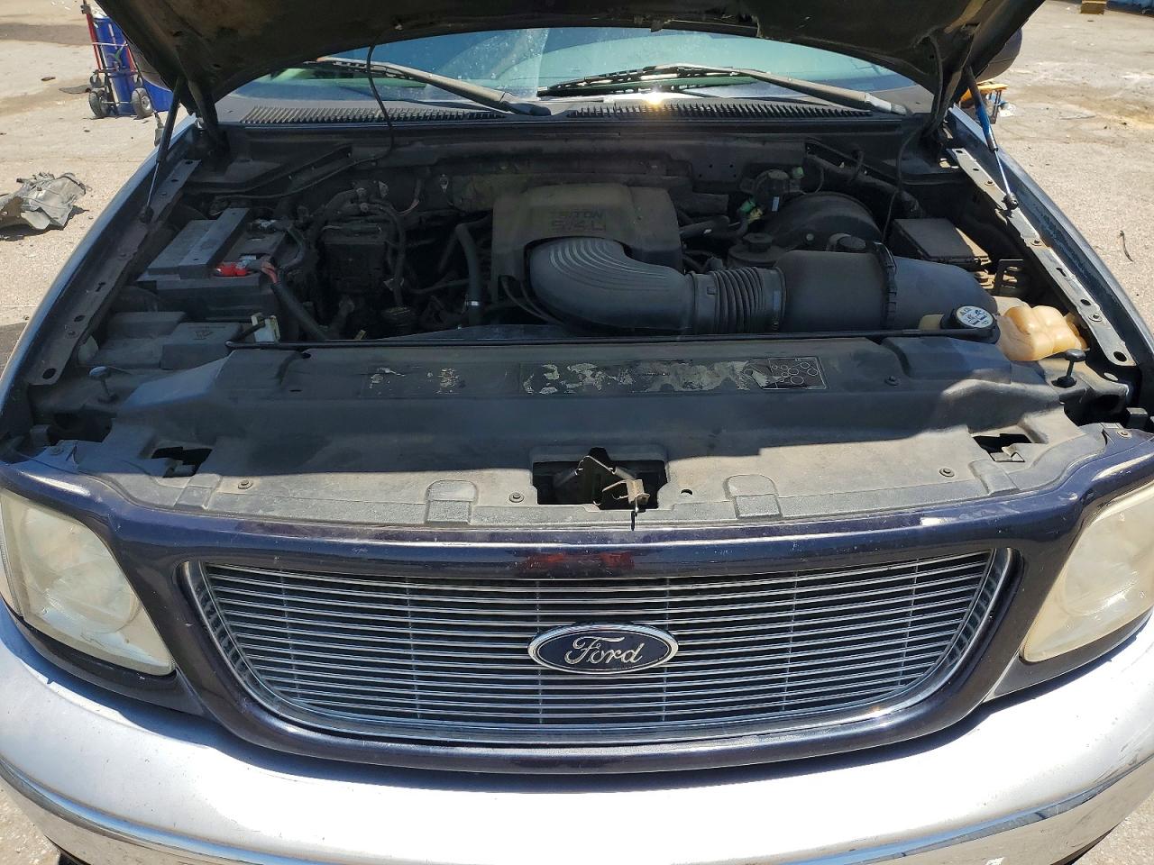 2001 Ford F150 Supercrew Blue vin: 1FTRW08L51KB32374