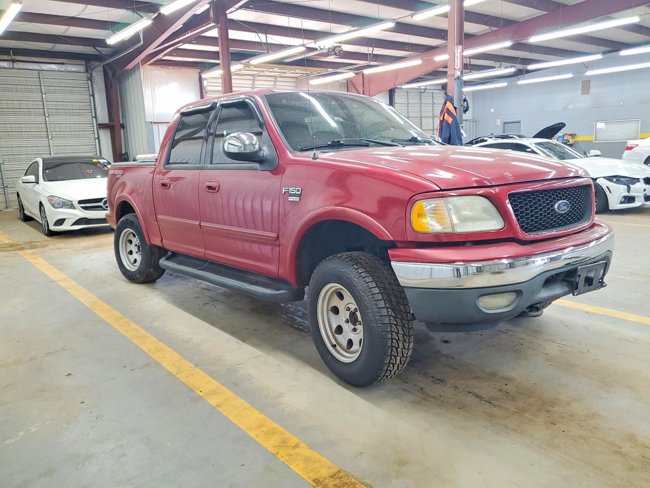 2001 Ford F150 Supercrew Red vin: 1FTRW08L51KB98472