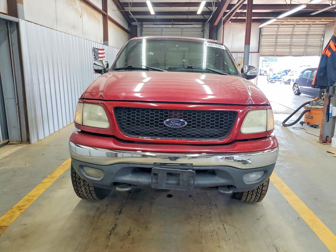 2001 Ford F150 Supercrew Red vin: 1FTRW08L51KB98472