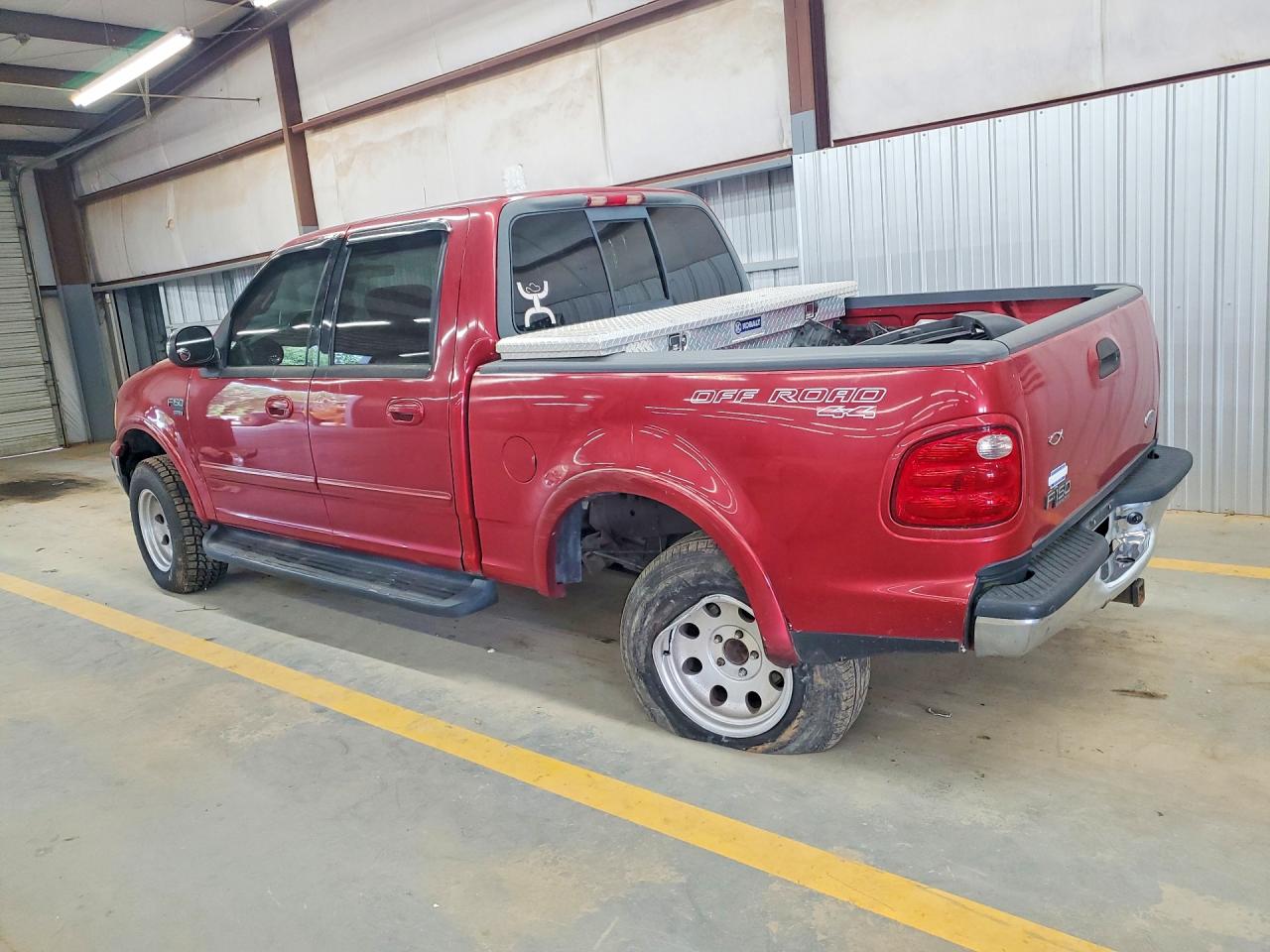 2001 Ford F150 Supercrew Red vin: 1FTRW08L51KB98472