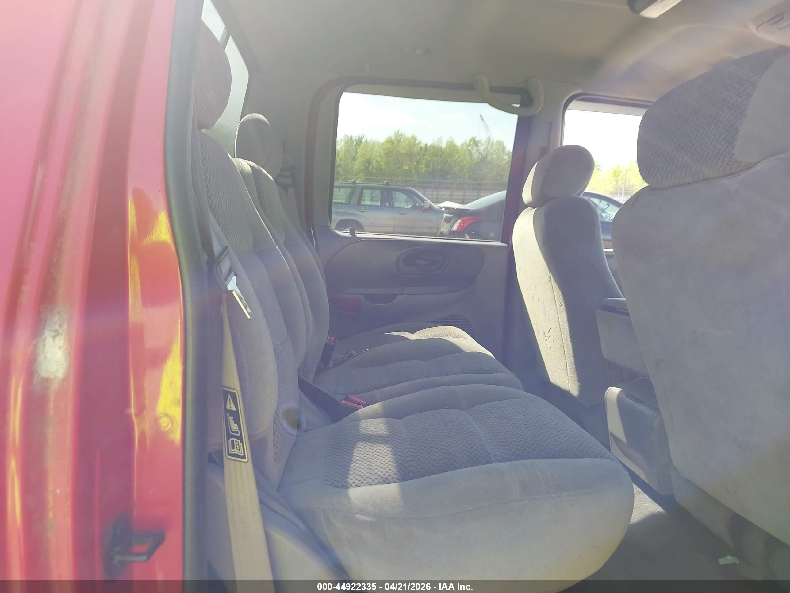 2001 Ford F-150 King Ranch Edition/lariat/xlt Red vin: 1FTRW08L51KC23760