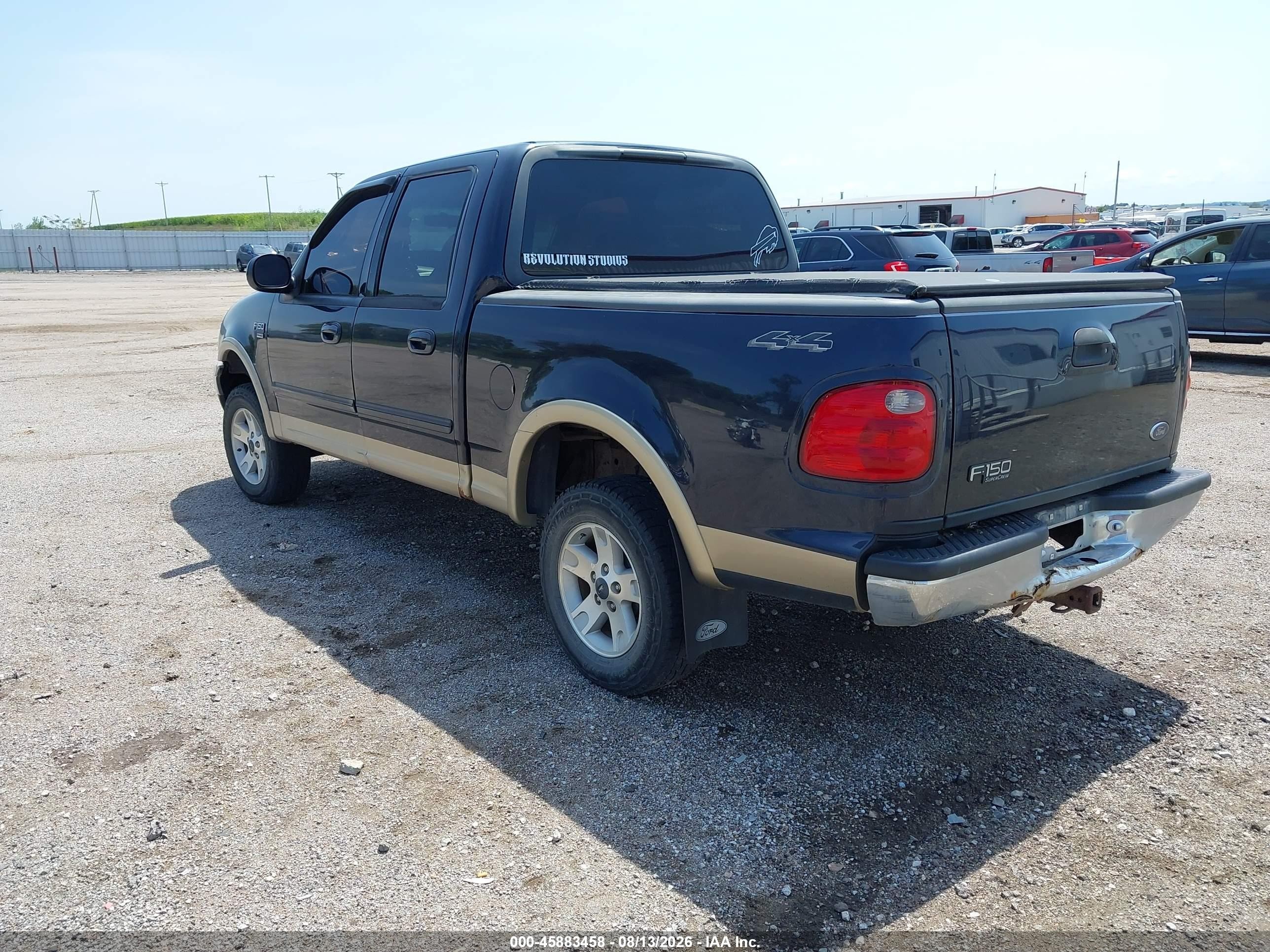 2001 Ford F-150 King Ranch Edition/lariat/xlt Blue vin: 1FTRW08L51KD61282