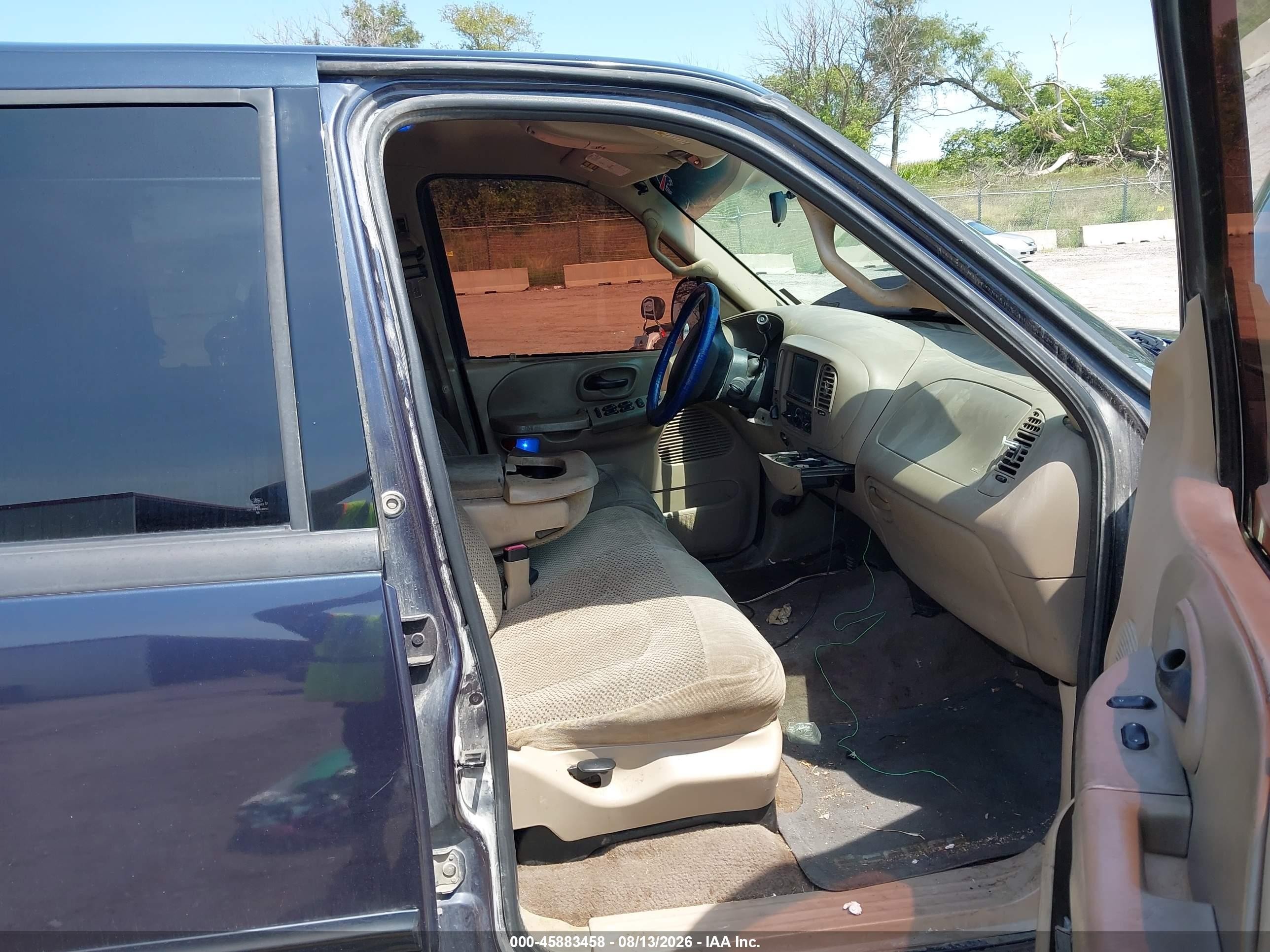 2001 Ford F-150 King Ranch Edition/lariat/xlt Blue vin: 1FTRW08L51KD61282