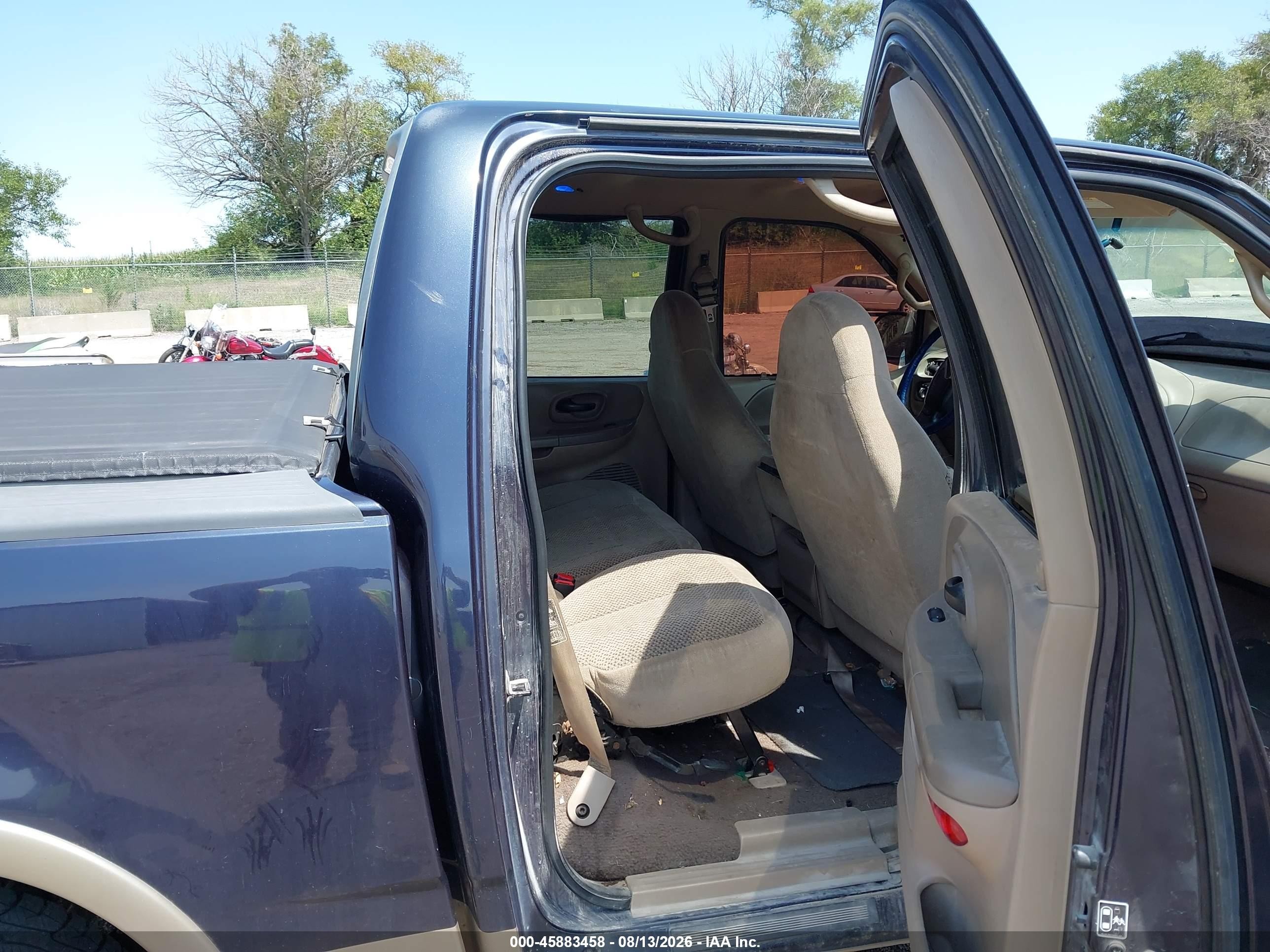 2001 Ford F-150 King Ranch Edition/lariat/xlt Blue vin: 1FTRW08L51KD61282