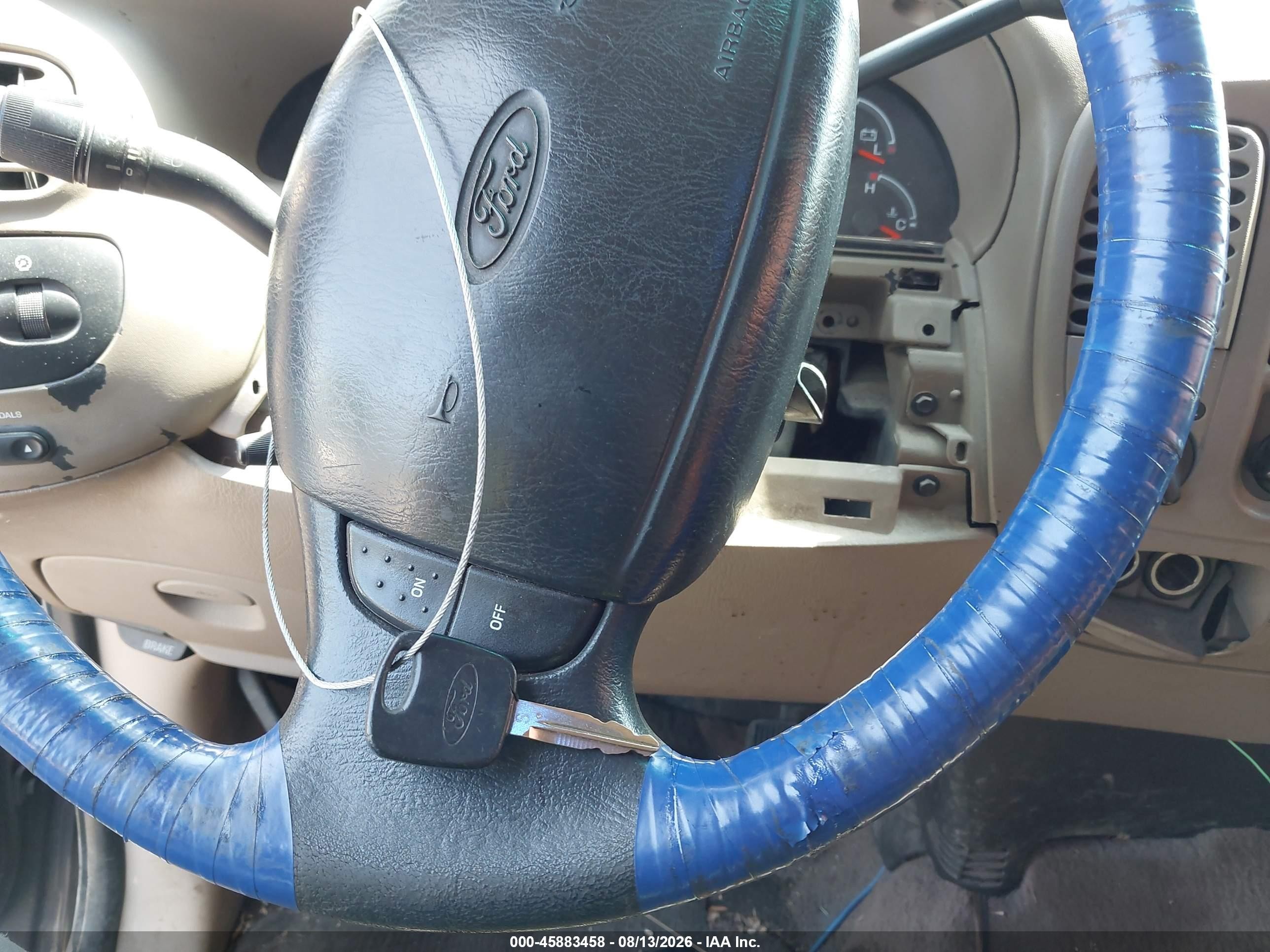 2001 Ford F-150 King Ranch Edition/lariat/xlt Blue vin: 1FTRW08L51KD61282