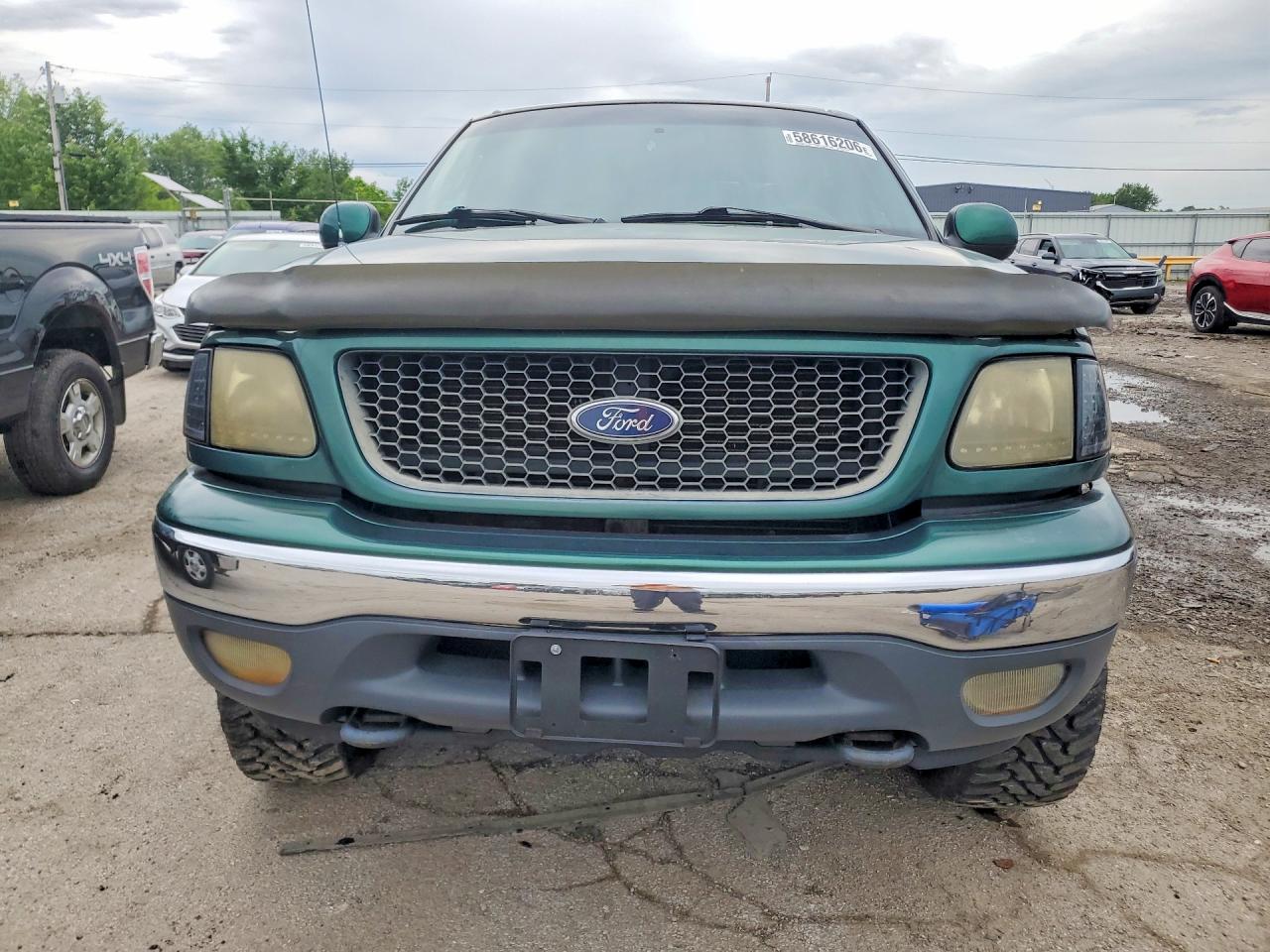 2001 Ford F150 Supercrew Green vin: 1FTRW08L51KD80009