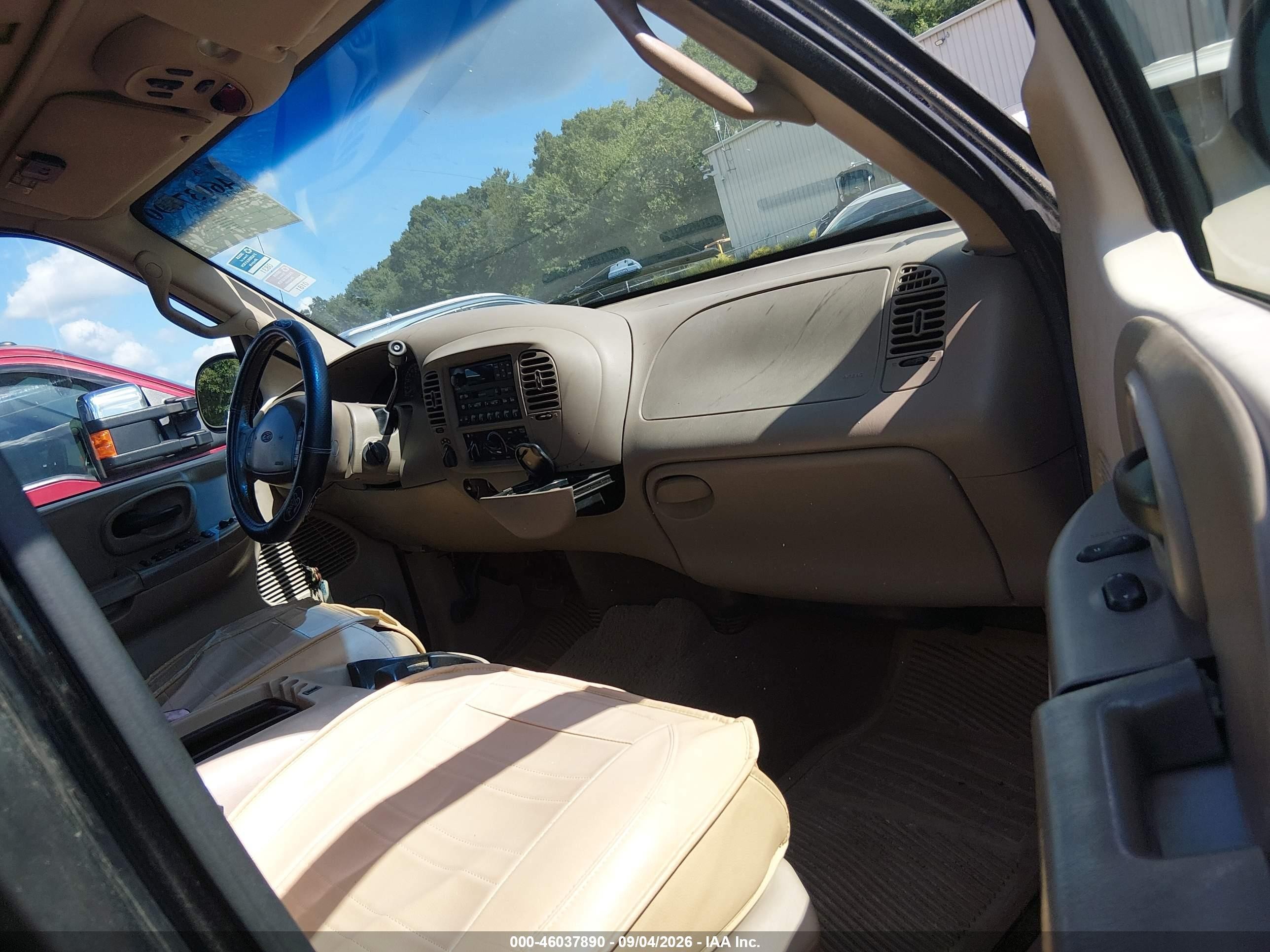 2001 Ford F-150 King Ranch Edition/lariat/xlt Black vin: 1FTRW08L51KE18077