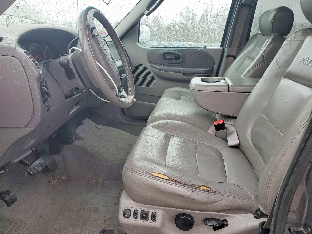 2002 Ford F150 Supercrew Gray vin: 1FTRW08L52KD17140