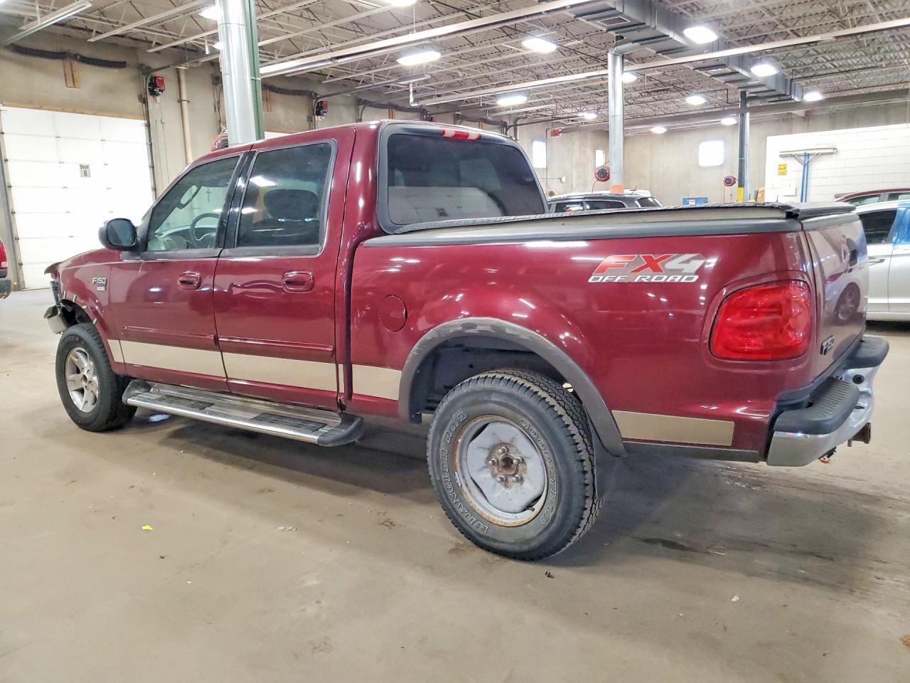 2003 Ford F150 Supercrew Красный vin: 1FTRW08L53KA56576