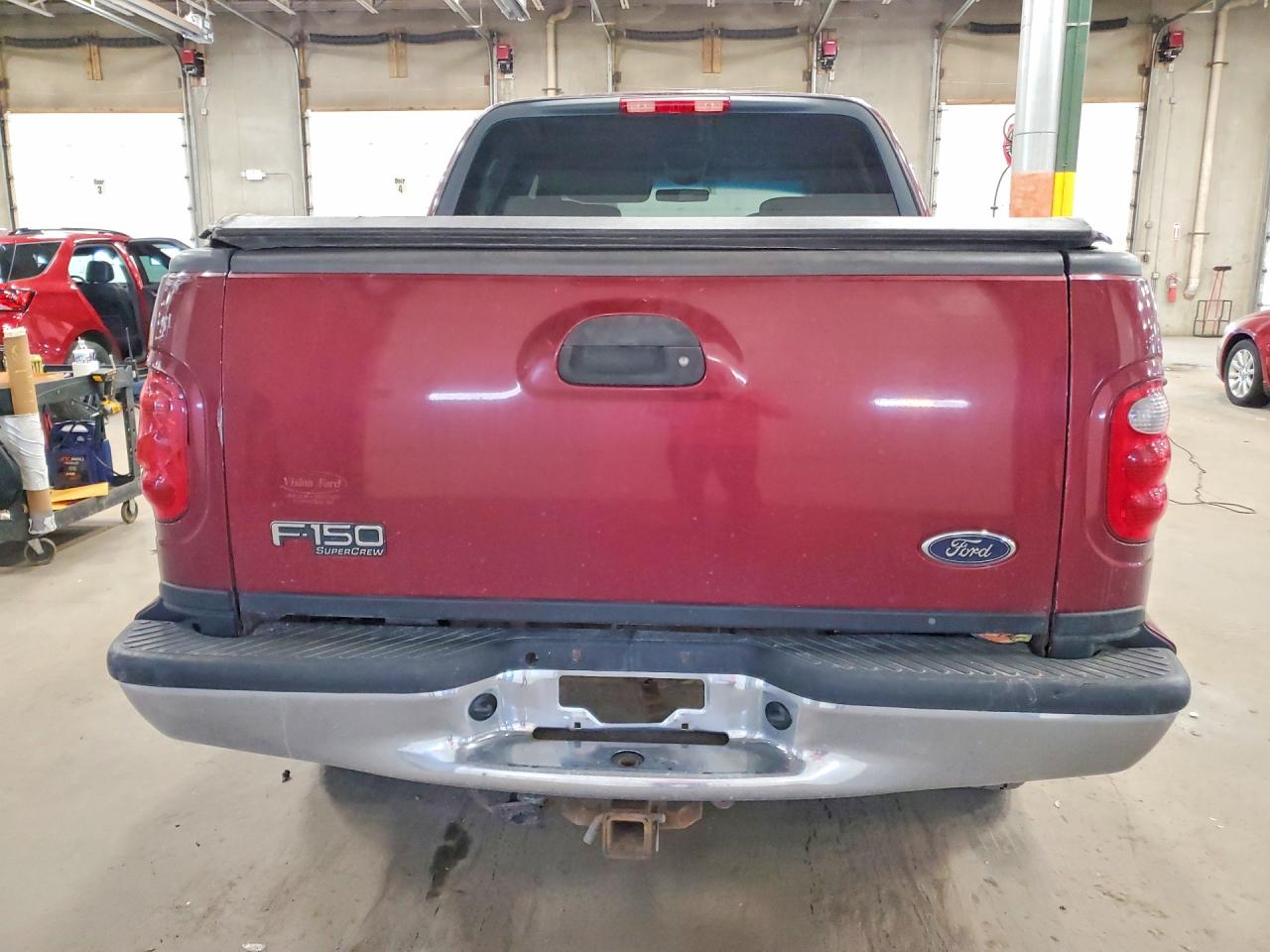 2003 Ford F150 Supercrew Красный vin: 1FTRW08L53KA56576