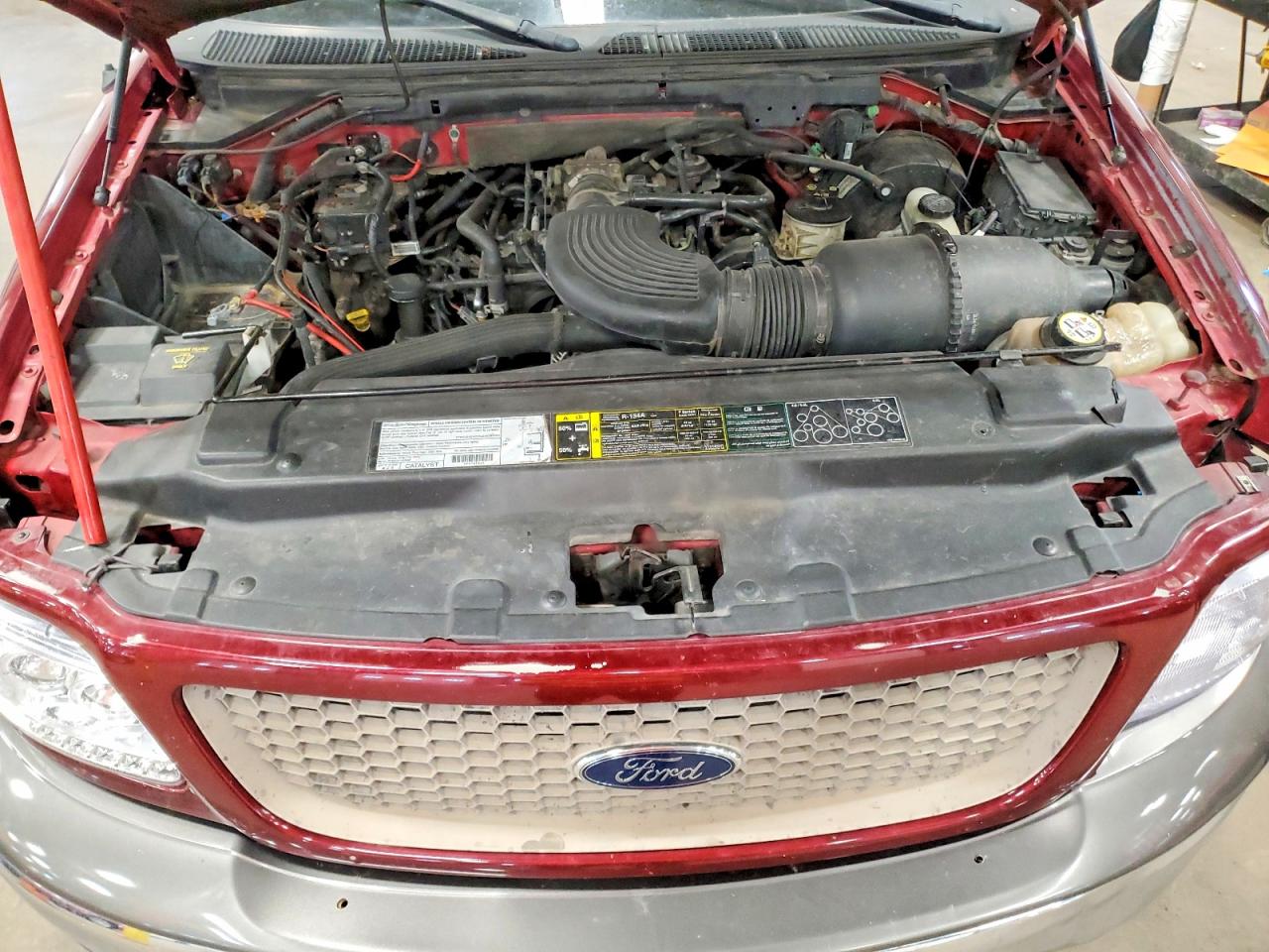 2003 Ford F150 Supercrew Красный vin: 1FTRW08L53KA56576