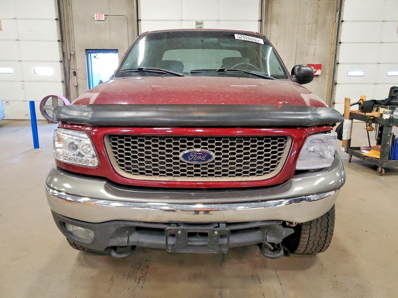 2003 Ford F150 Supercrew Красный vin: 1FTRW08L53KA56576