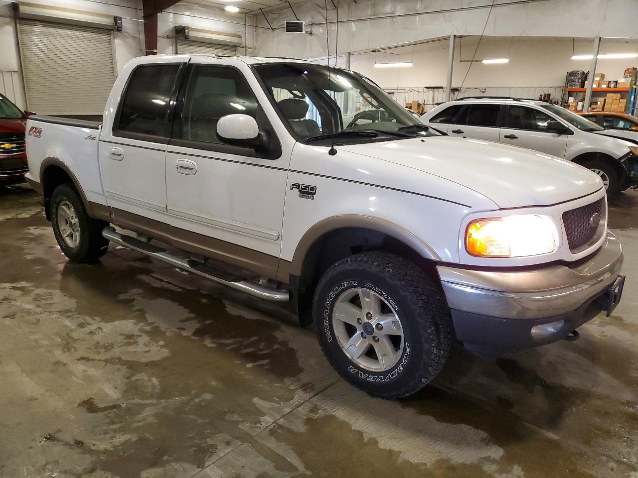 2003 Ford F150 Supercrew White vin: 1FTRW08L53KB38968