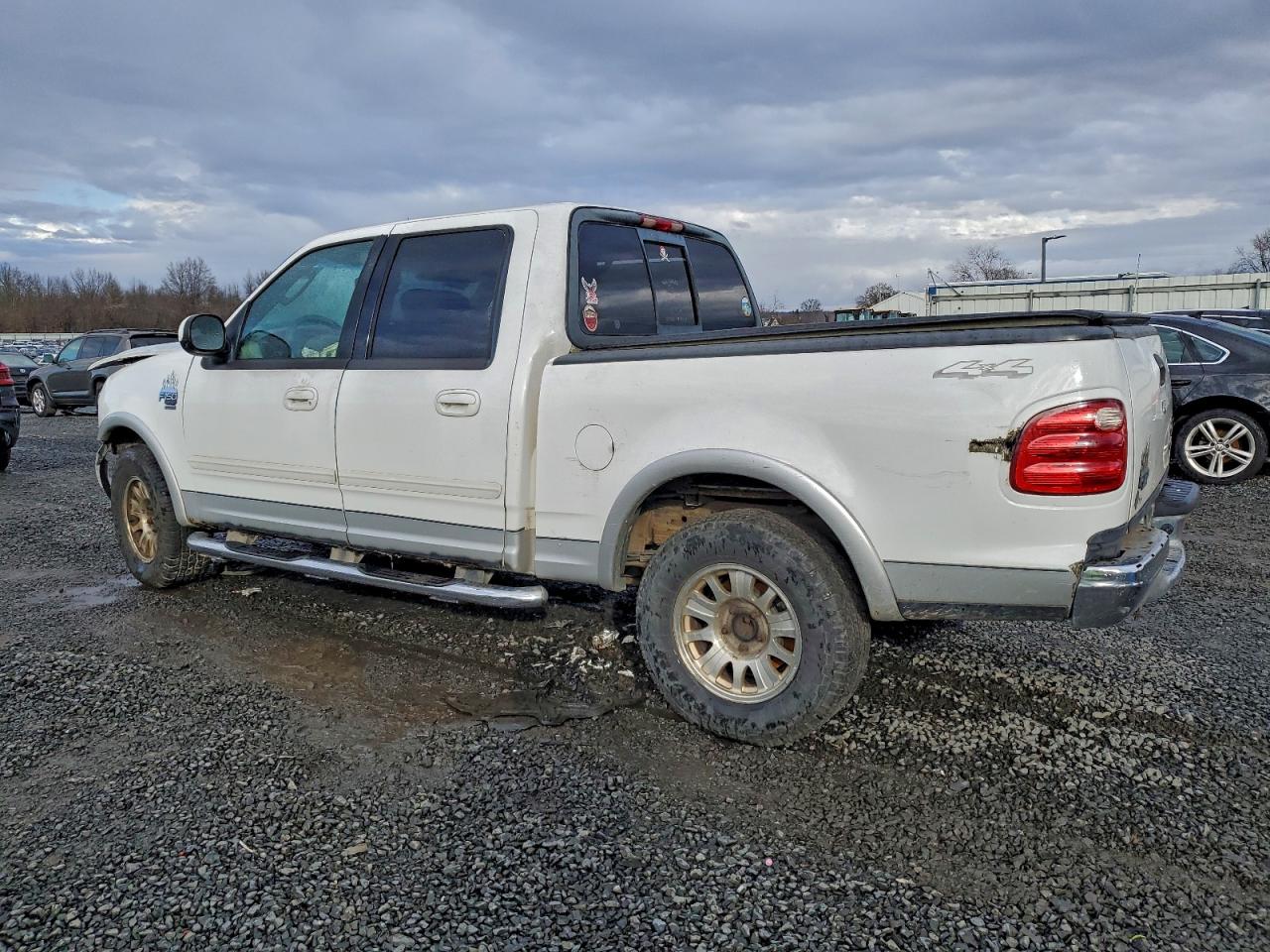 2003 Ford F150 Supercrew White vin: 1FTRW08L53KC11806