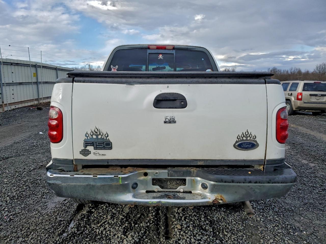 2003 Ford F150 Supercrew White vin: 1FTRW08L53KC11806