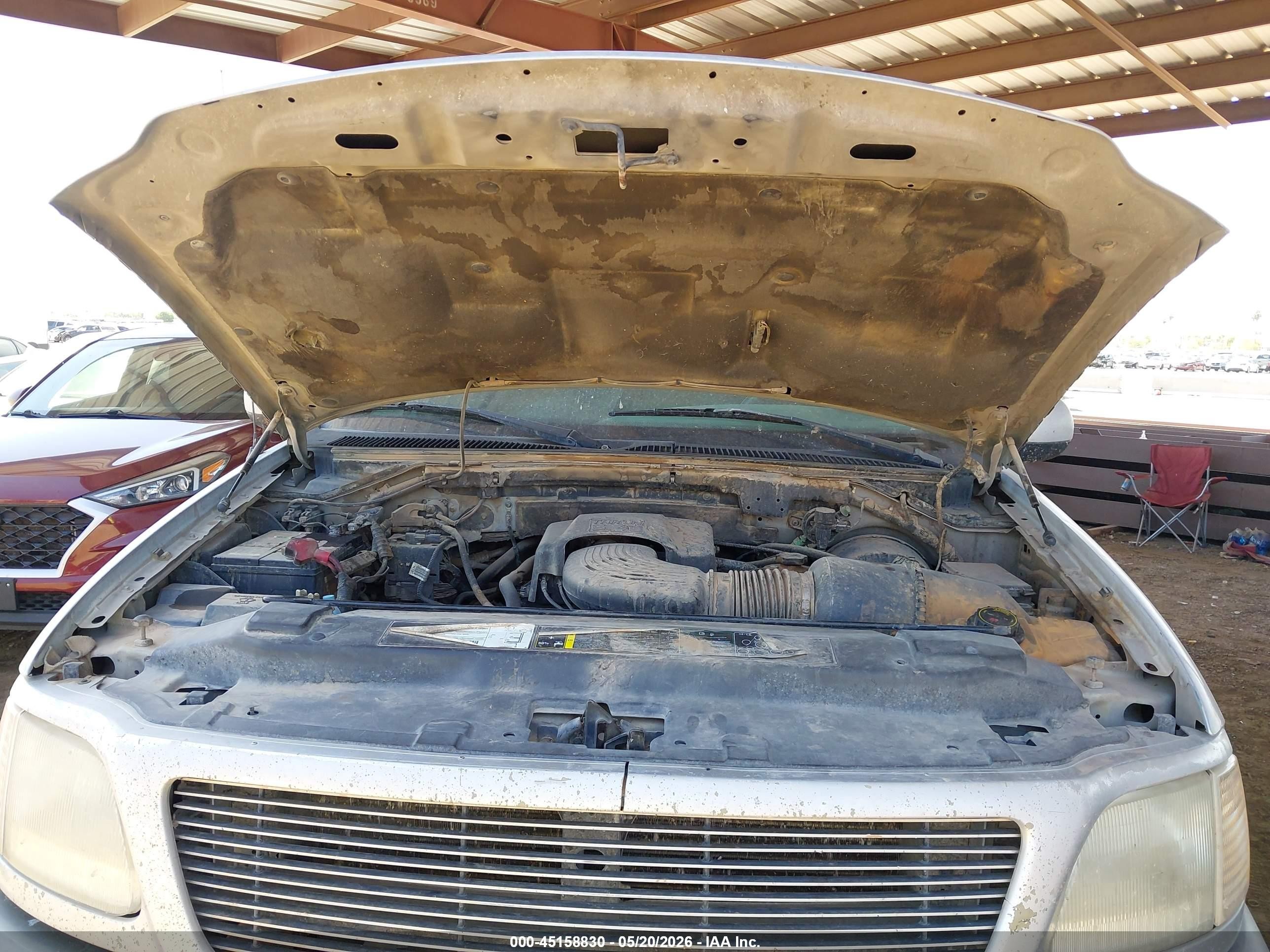 2003 Ford F-150 Lariat/xlt Серебряный vin: 1FTRW08L53KD83754