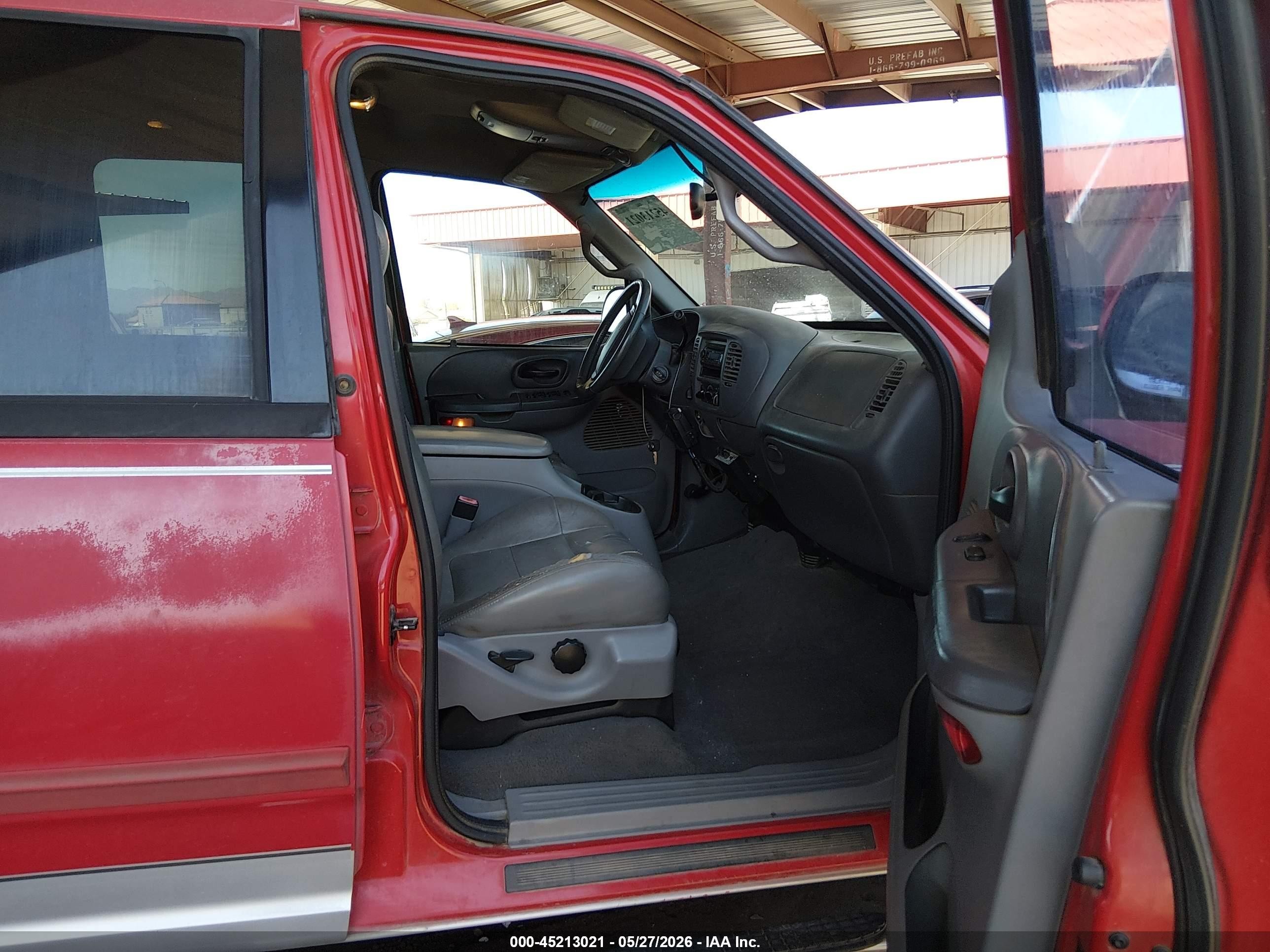 2001 Ford F-150 King Ranch Edition/lariat/xlt Red vin: 1FTRW08L61KC48912
