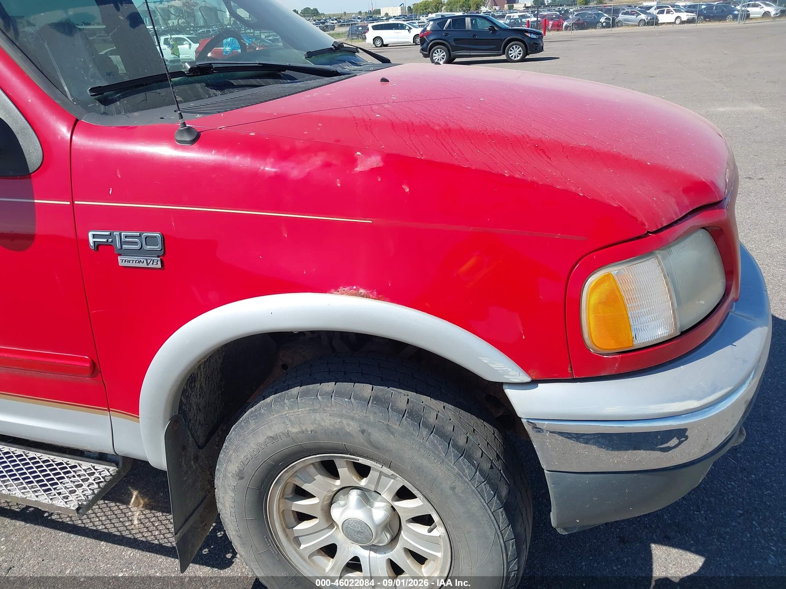 2001 Ford F-150 King Ranch Edition/lariat/xlt Красный vin: 1FTRW08L61KD70380