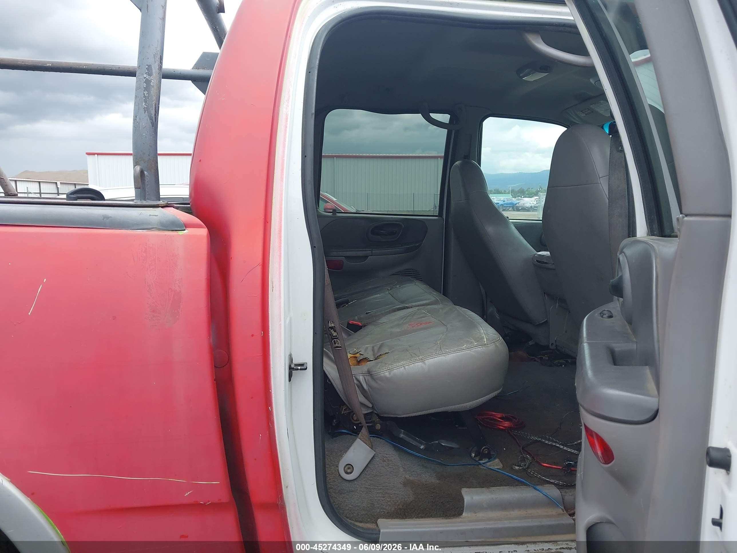 2001 Ford F-150 King Ranch Edition/lariat/xlt Red vin: 1FTRW08L61KD79533