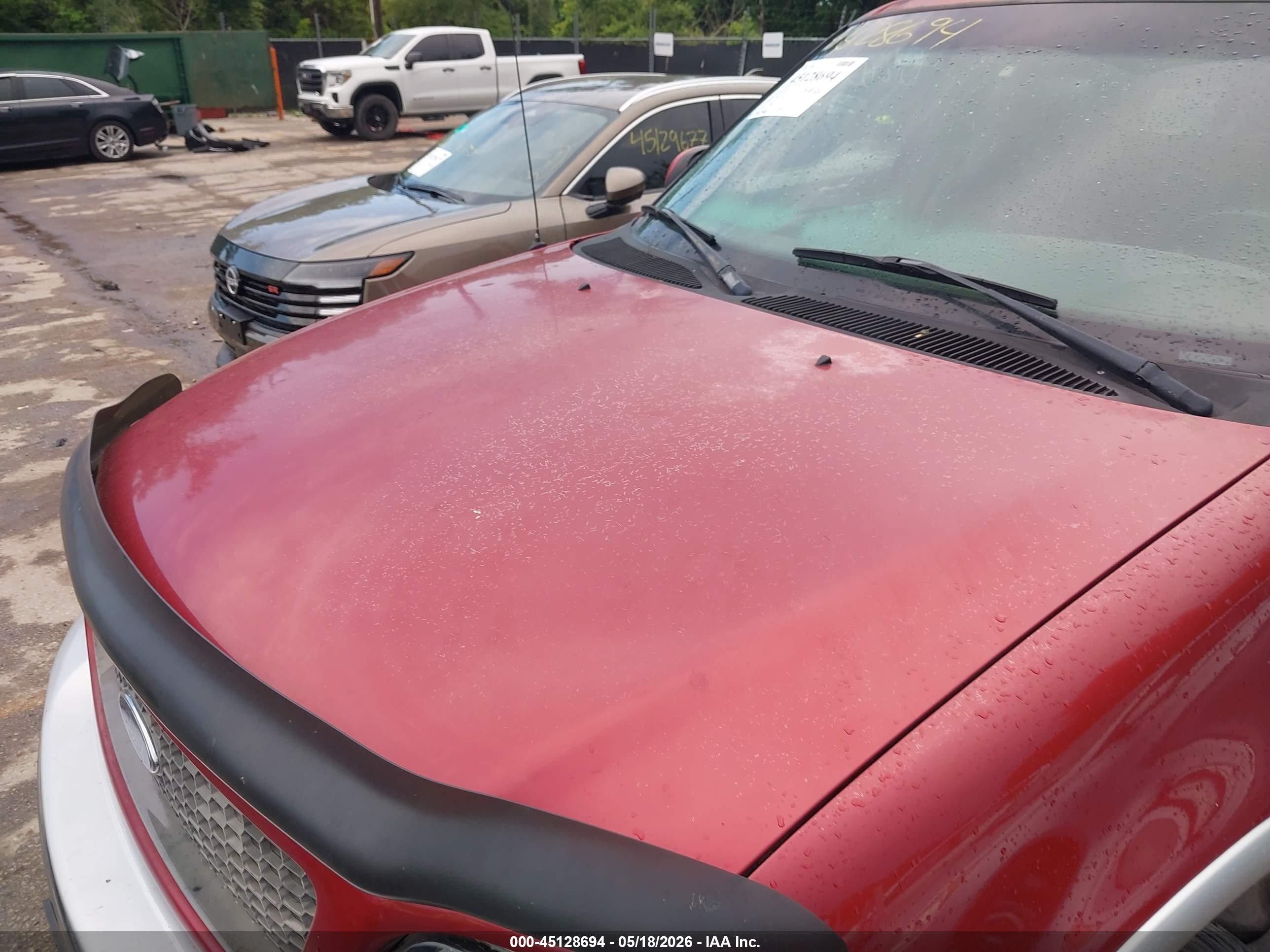 2001 Ford F-150 King Ranch Edition/lariat/xlt Red vin: 1FTRW08L61KE00977