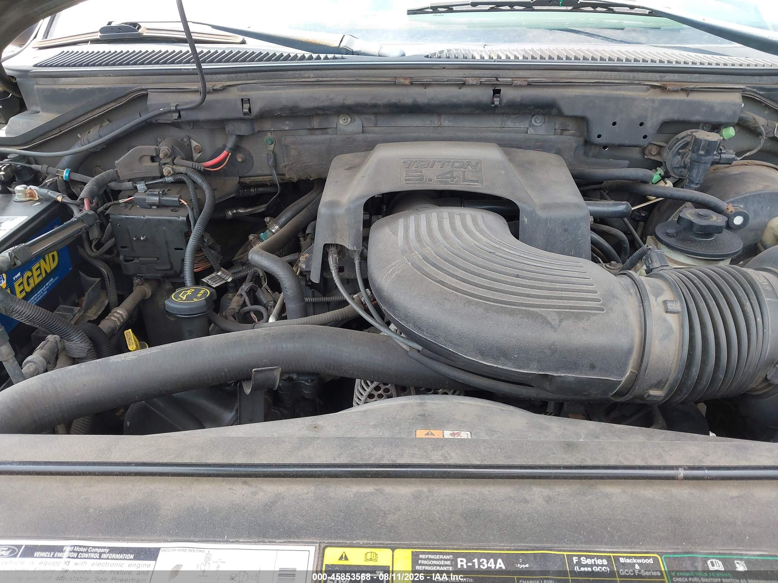 2002 Ford F-150 Lariat/xlt Gray vin: 1FTRW08L62KA99256
