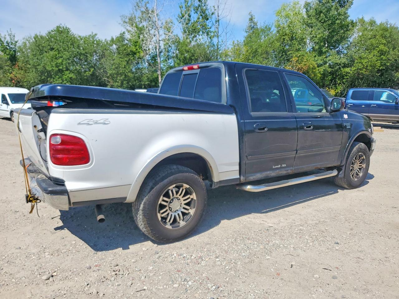 2002 Ford F150 Supercrew Black vin: 1FTRW08L62KB42994