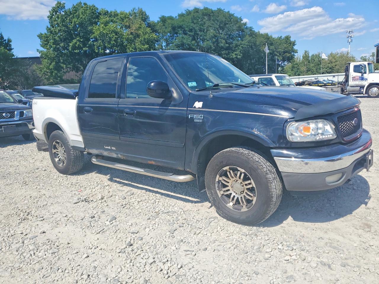 2002 Ford F150 Supercrew Black vin: 1FTRW08L62KB42994
