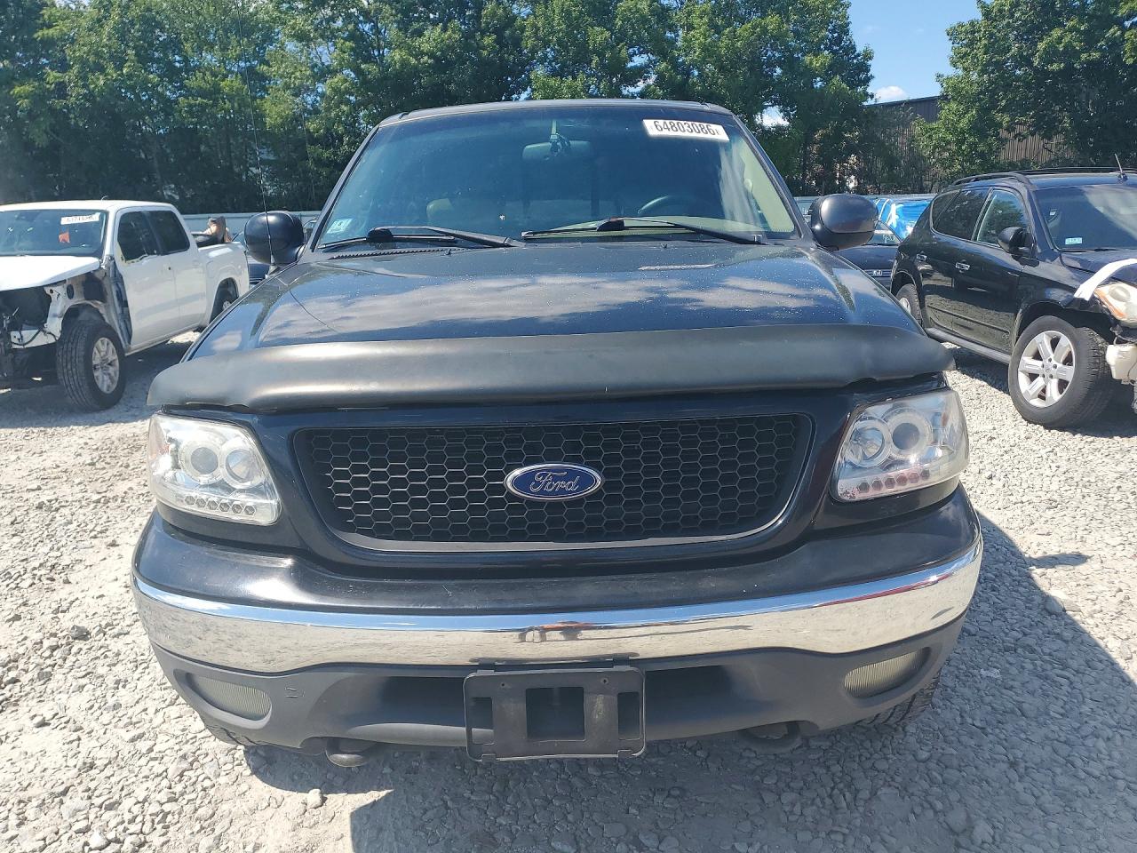 2002 Ford F150 Supercrew Black vin: 1FTRW08L62KB42994