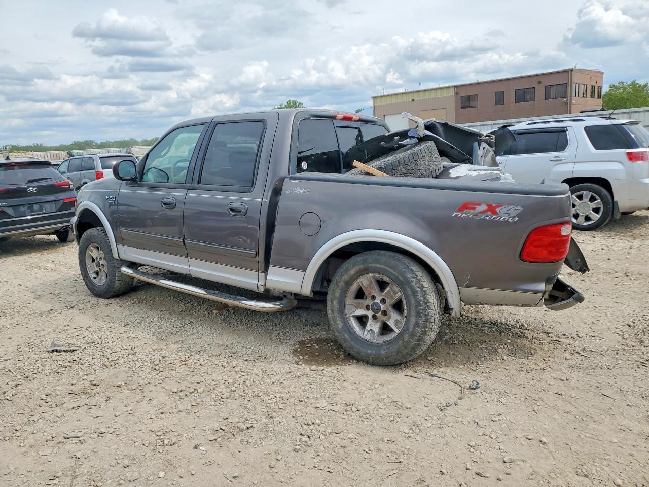 2002 Ford F150 Supercrew Серый vin: 1FTRW08L62KB57110
