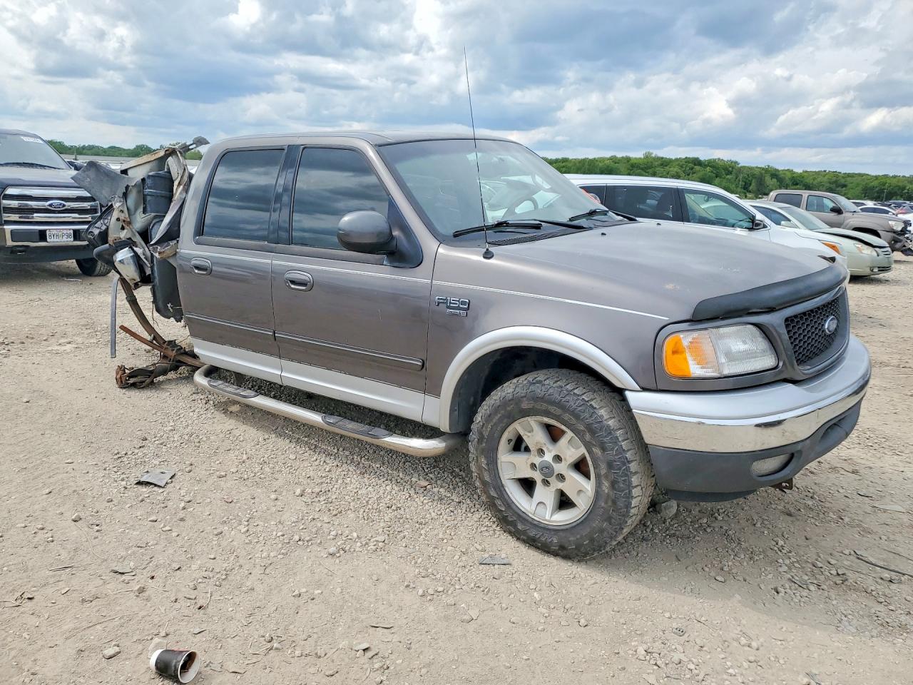 2002 Ford F150 Supercrew Серый vin: 1FTRW08L62KB57110