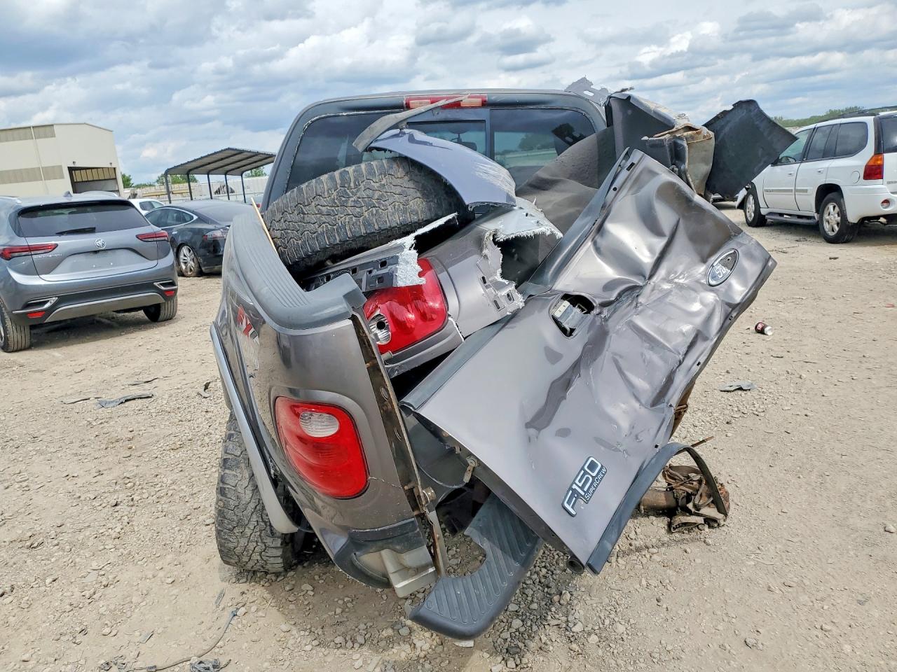 2002 Ford F150 Supercrew Серый vin: 1FTRW08L62KB57110