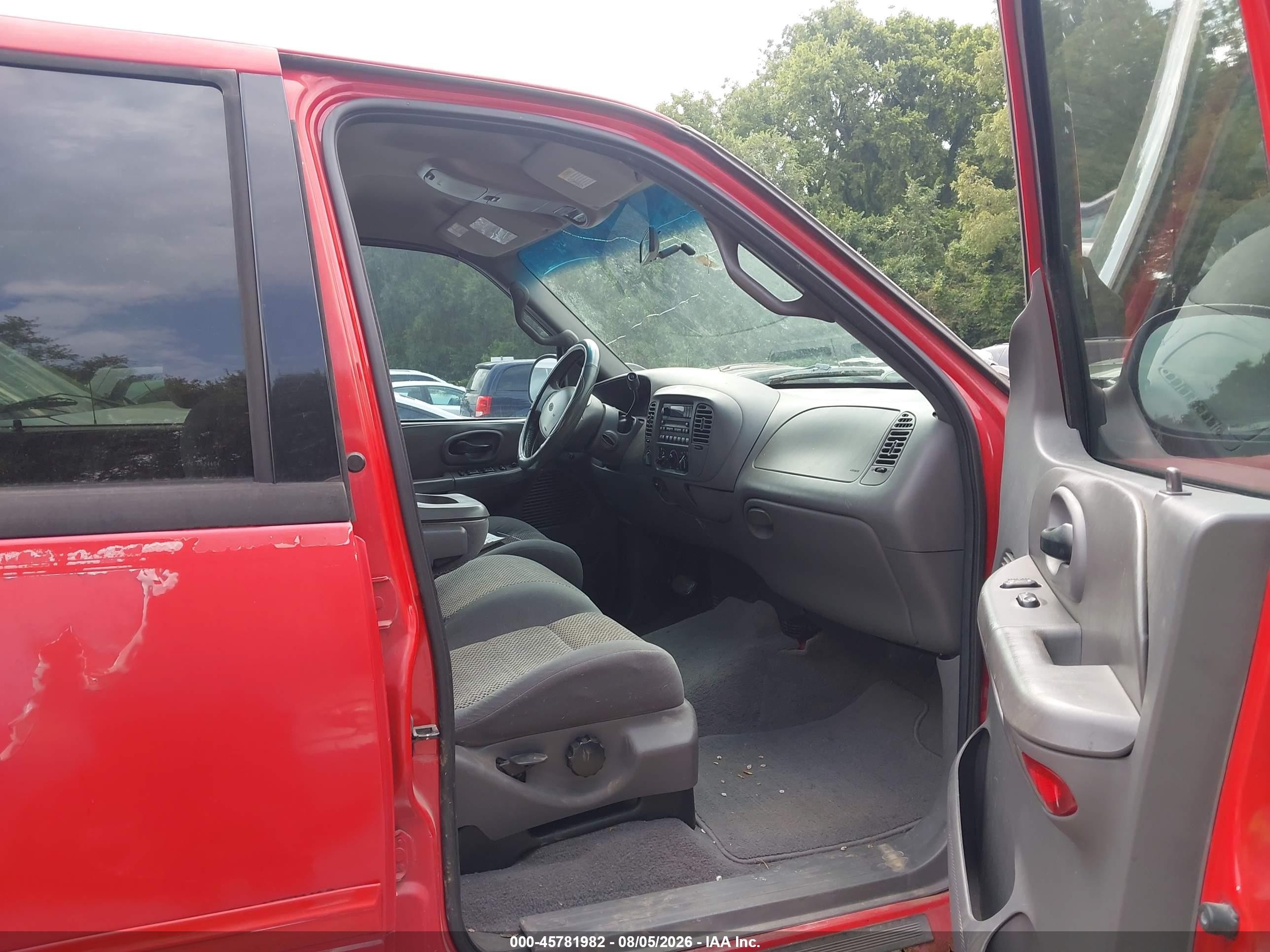 2002 Ford F-150 Lariat/xlt Red vin: 1FTRW08L62KB82511