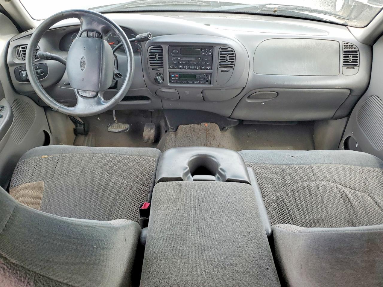 2002 Ford F150 Supercrew Gray vin: 1FTRW08L62KC68854