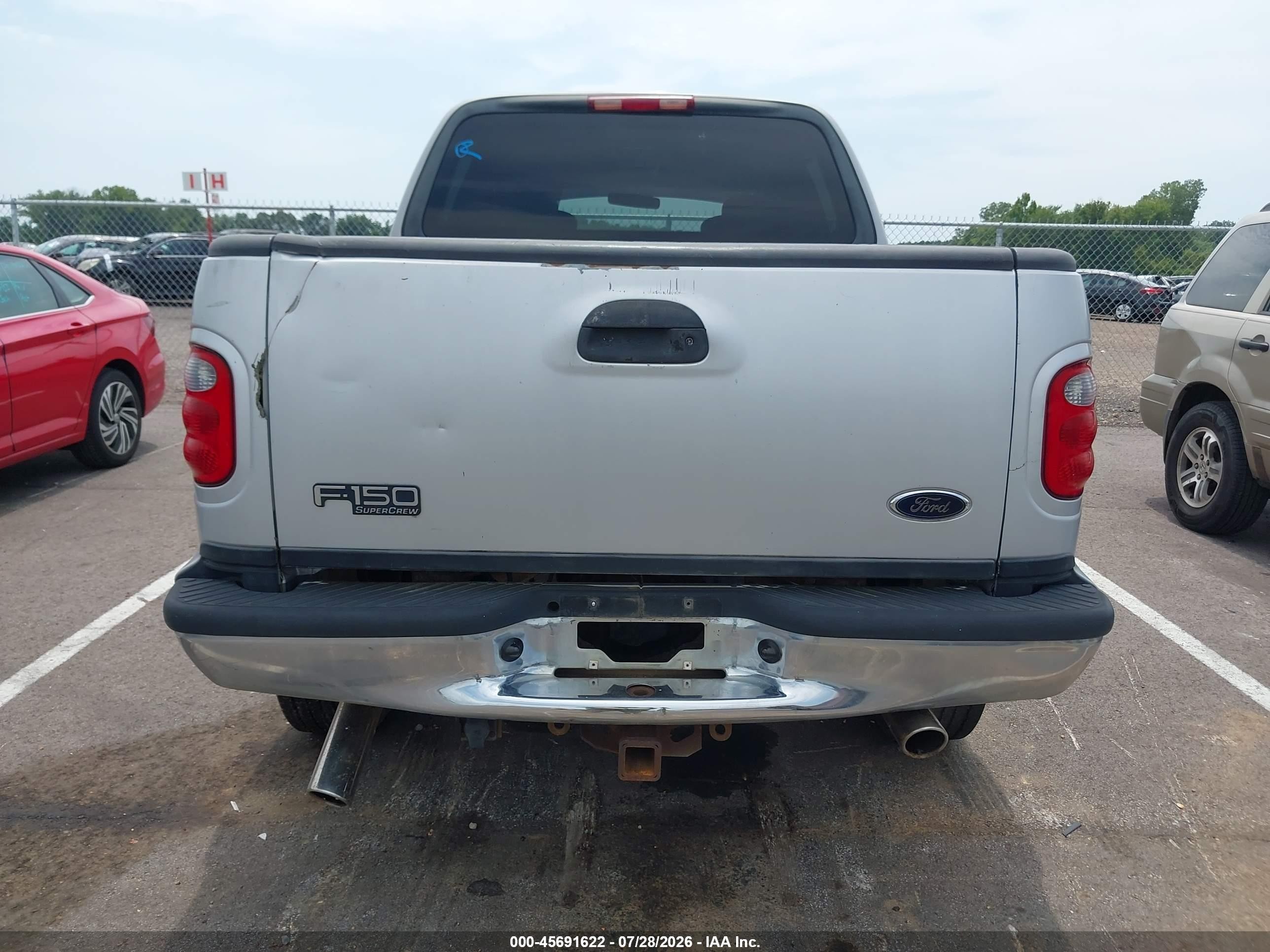 2002 Ford F-150 Lariat/xlt Silver vin: 1FTRW08L62KD17924