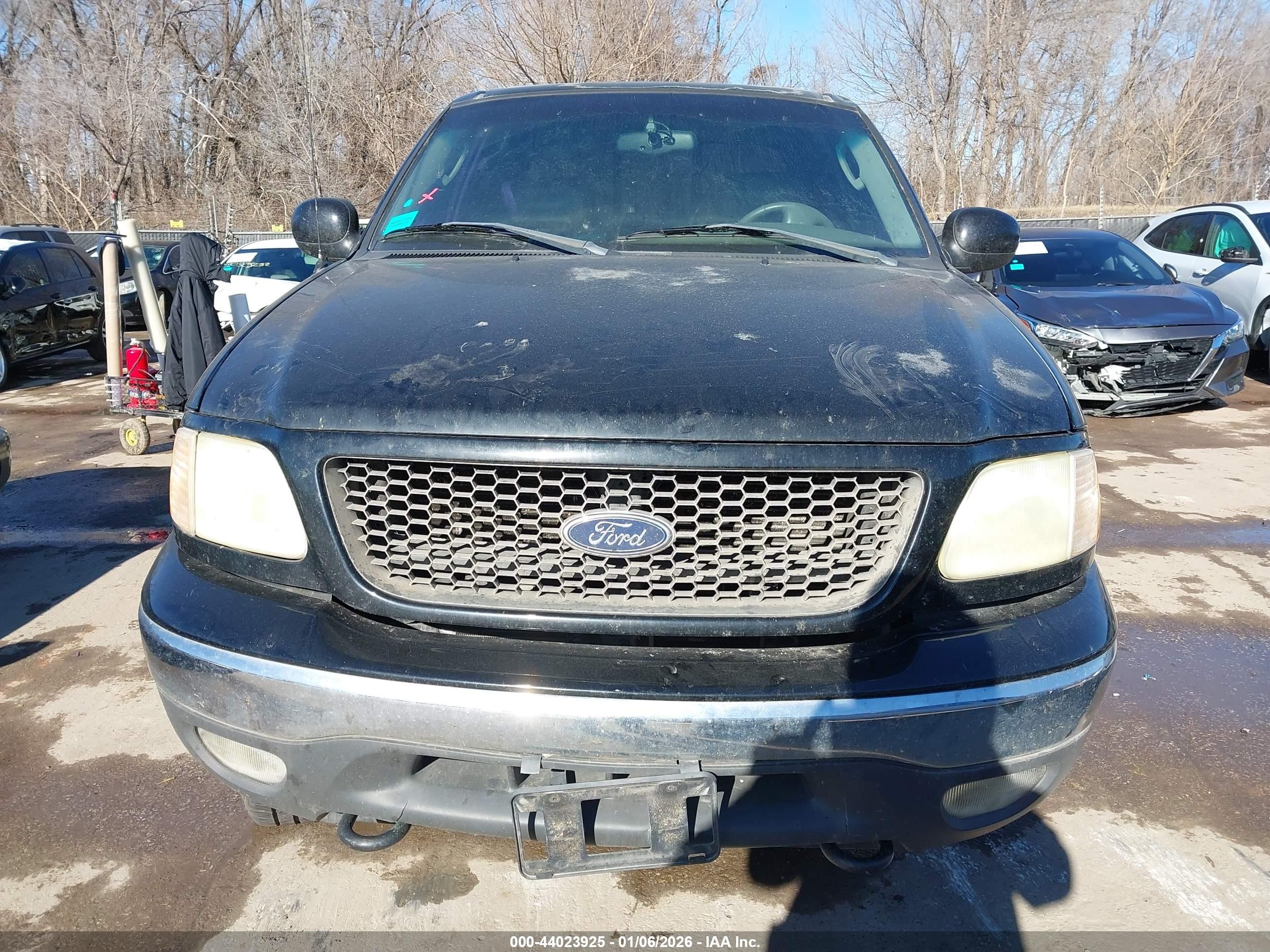 2002 Ford F-150 Lariat/xlt Black vin: 1FTRW08L62KD36862