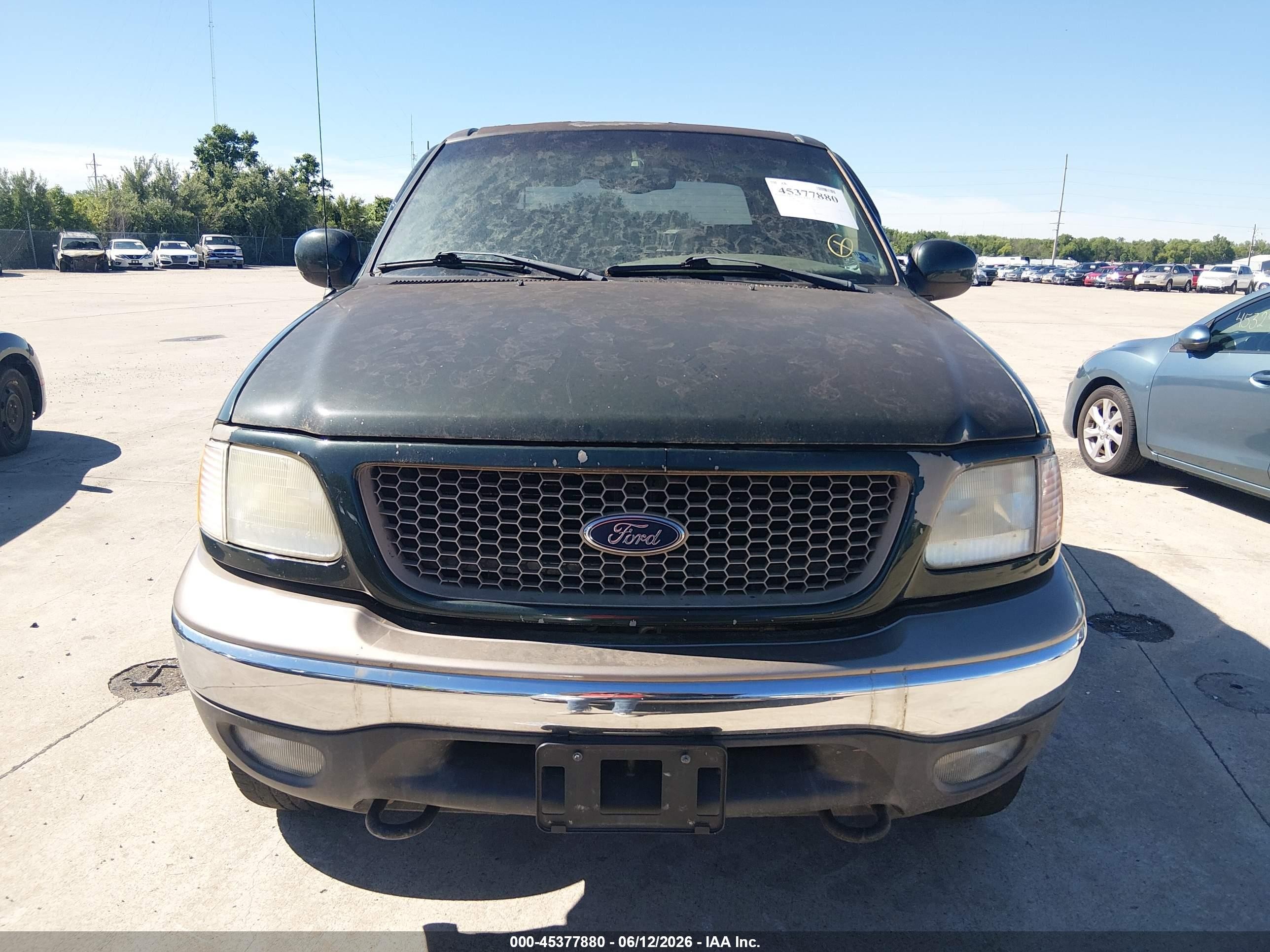 2003 Ford F-150 Lariat/xlt Green vin: 1FTRW08L63KB63488