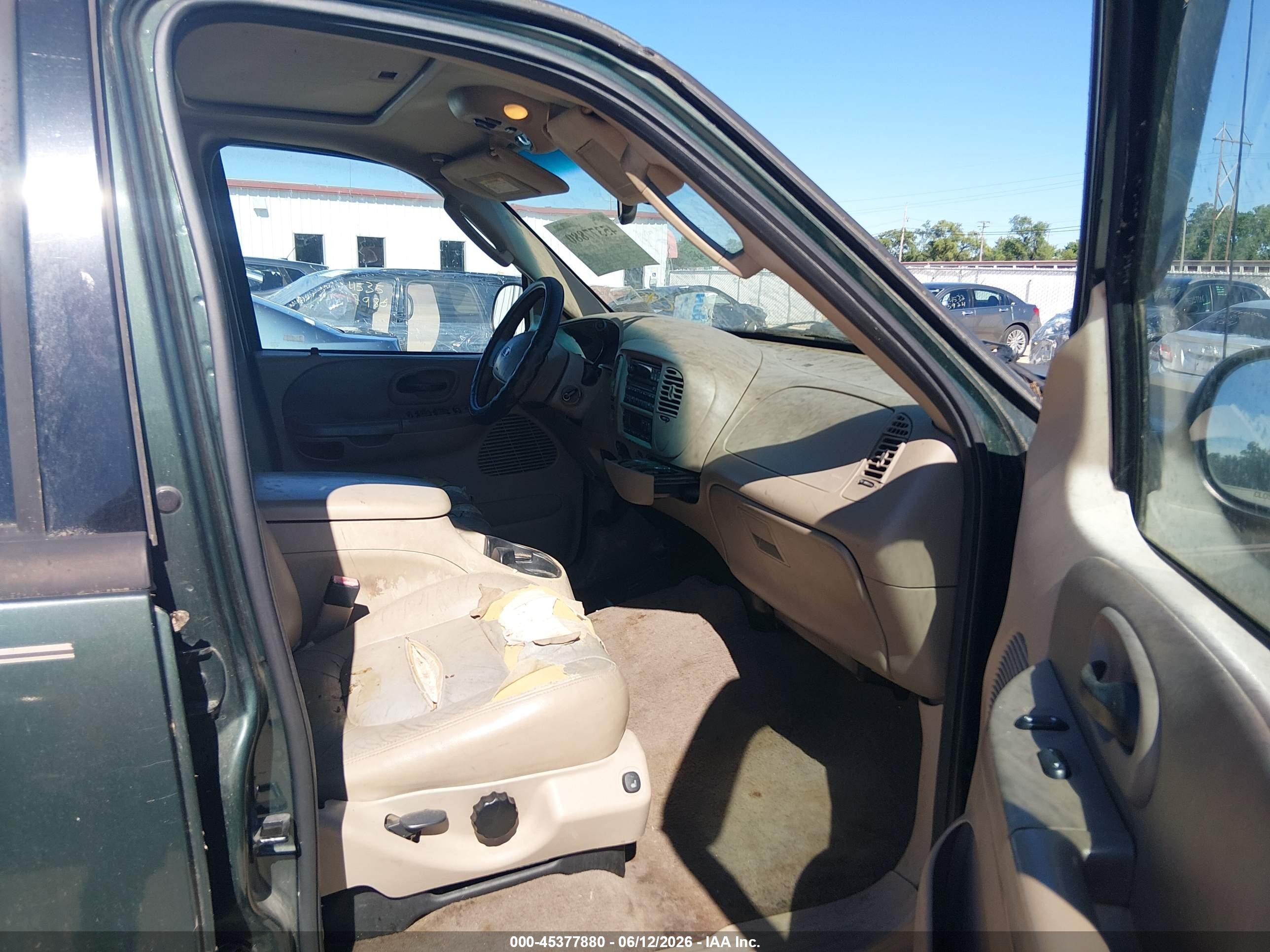 2003 Ford F-150 Lariat/xlt Green vin: 1FTRW08L63KB63488