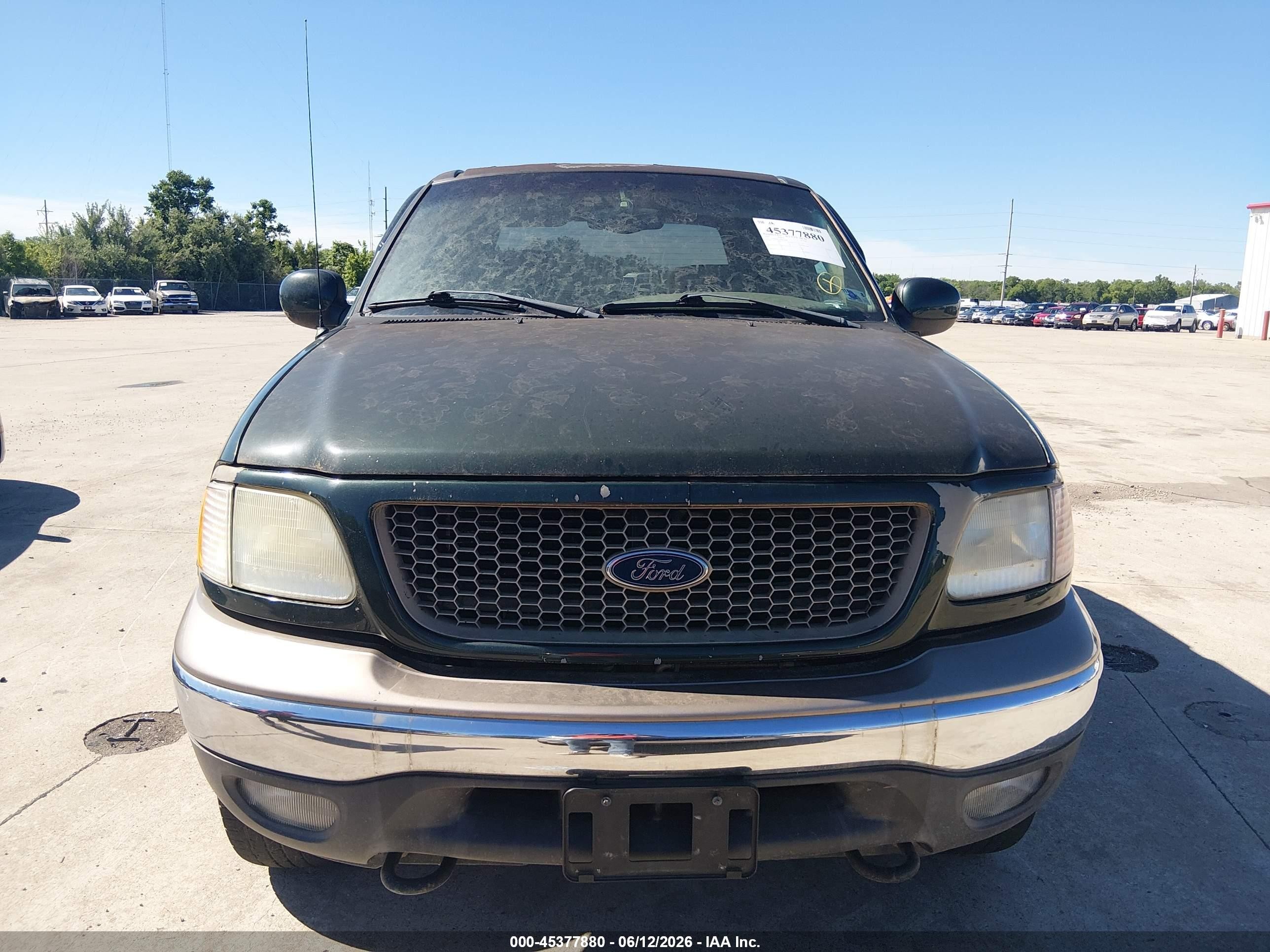 2003 Ford F-150 Lariat/xlt Green vin: 1FTRW08L63KB63488